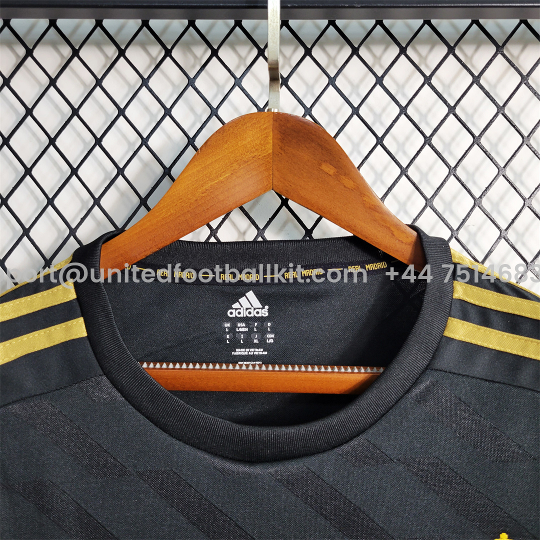 Unitedfootballkit.com | Retro Real Madrid 11-12 Away Long Sleeve Jersey -Customize Name, Number and Patch | Worldwide Shipping