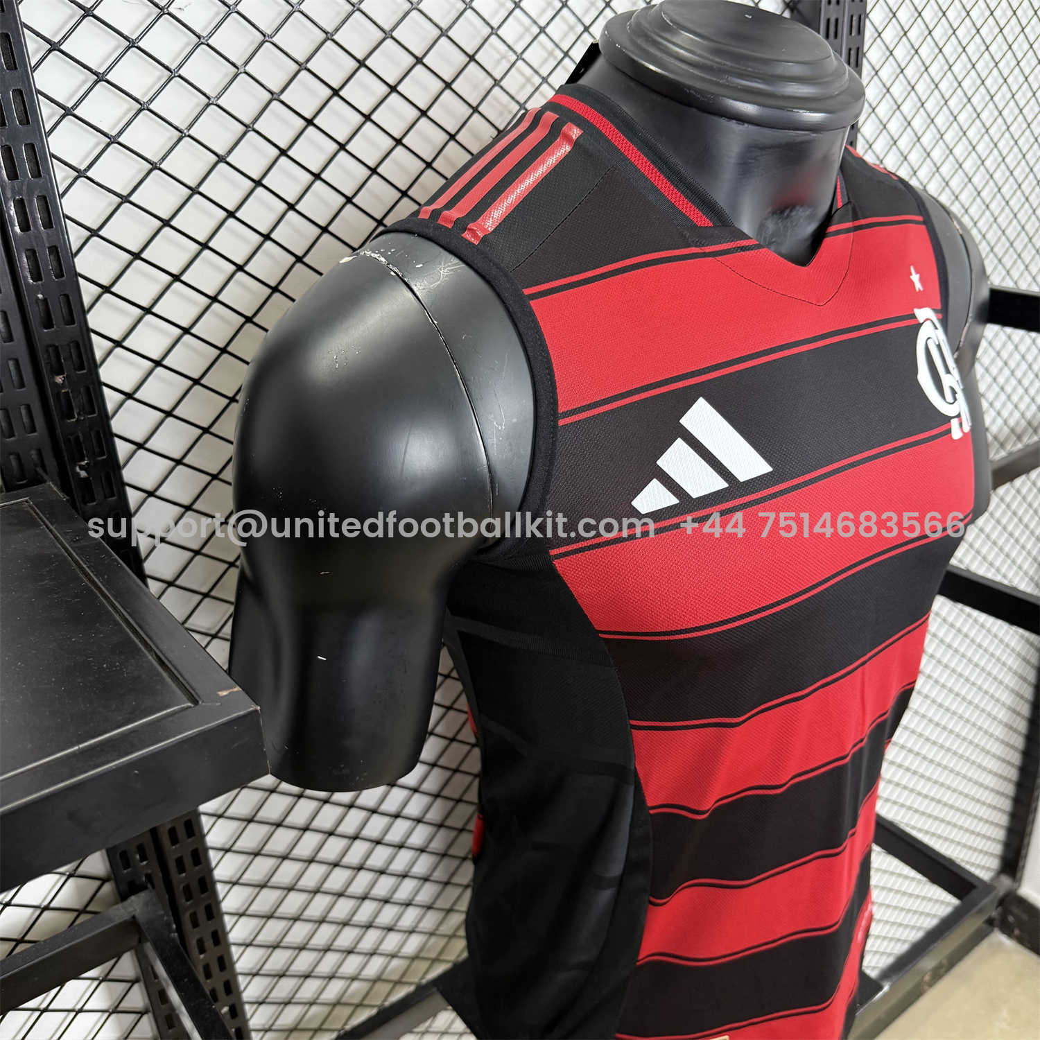 Unitedfootballkit.com | Flamengo 25-26 Home Unsponsored Vest - Player Version -Customize Name, Number and Patch | Worldwide Shipping