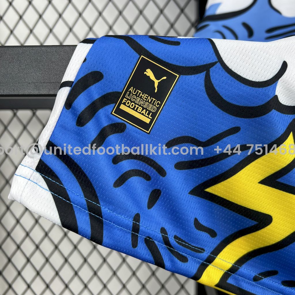 Unitedfootballkit.com | Manchester City 24-25 Blue Fan-designed Special Edition Jersey - Fans Version -Customize Name, Number and Patch | Worldwide Shipping