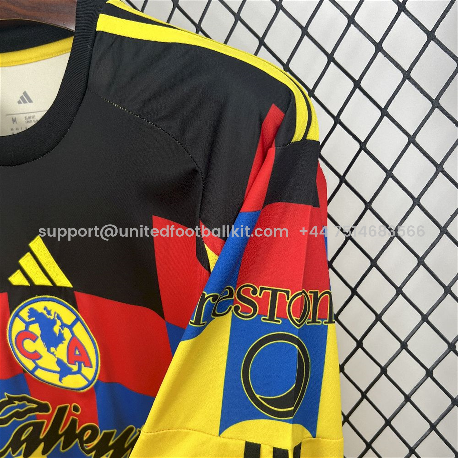 Unitedfootballkit.com | Club América 25-26 Home Yellow Long Sleeves Jersey - Fans Version -Customize Name, Number and Patch | Worldwide Shipping