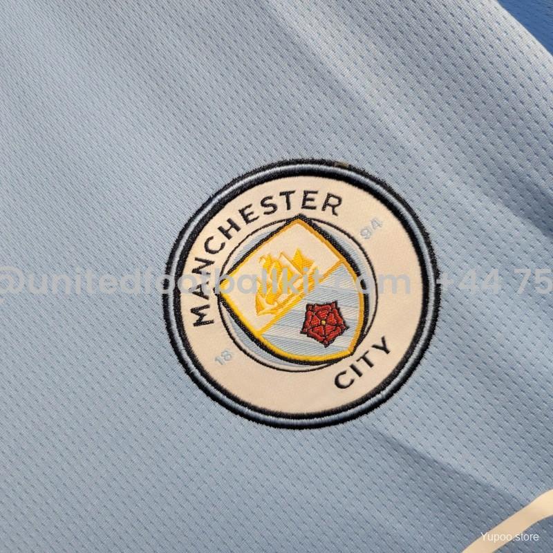 Unitedfootballkit.com | Women's Manchester City 24-25 Home Jersey -Customize Name, Number and Patch | Worldwide Shipping