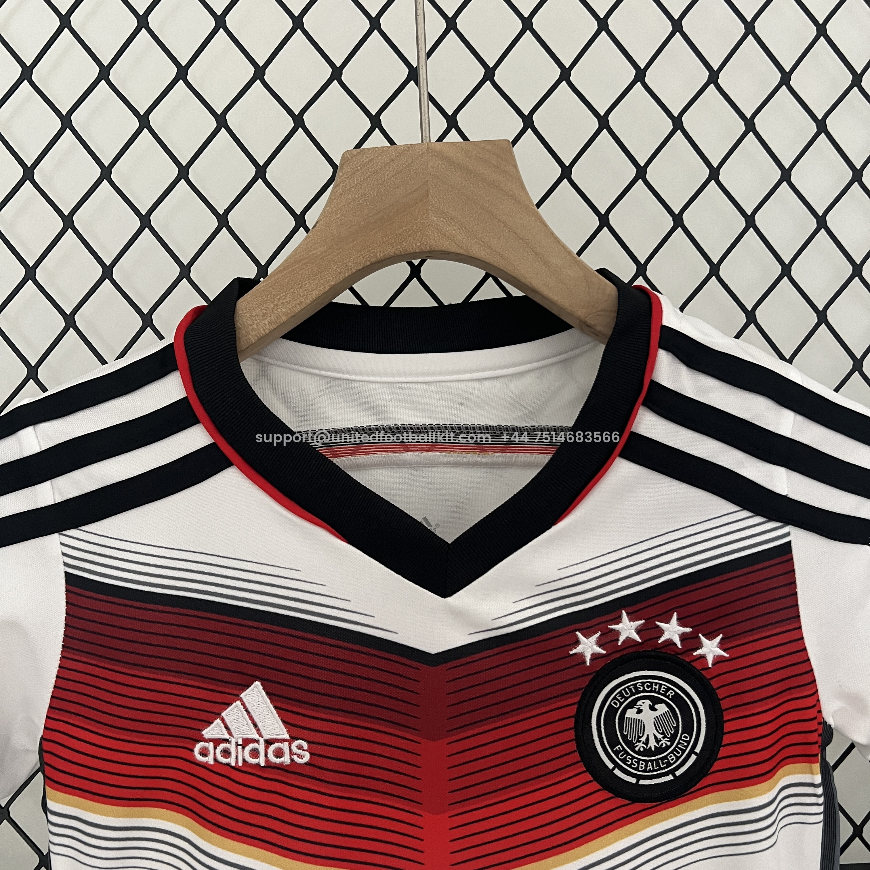 Unitedfootballkit.com | Retro Germany 2014 Home Stadium Kids Kit -Customize Name, Number and Patch | Worldwide Shipping