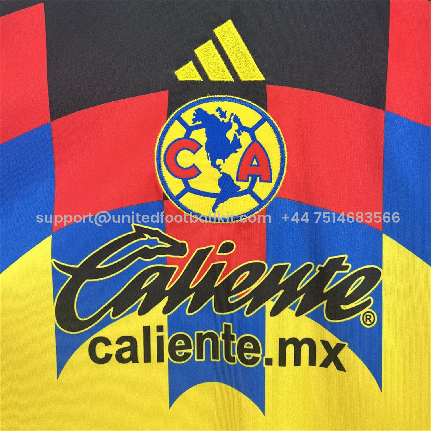 Unitedfootballkit.com | Club América 25-26 Home Yellow Long Sleeves Jersey - Fans Version -Customize Name, Number and Patch | Worldwide Shipping