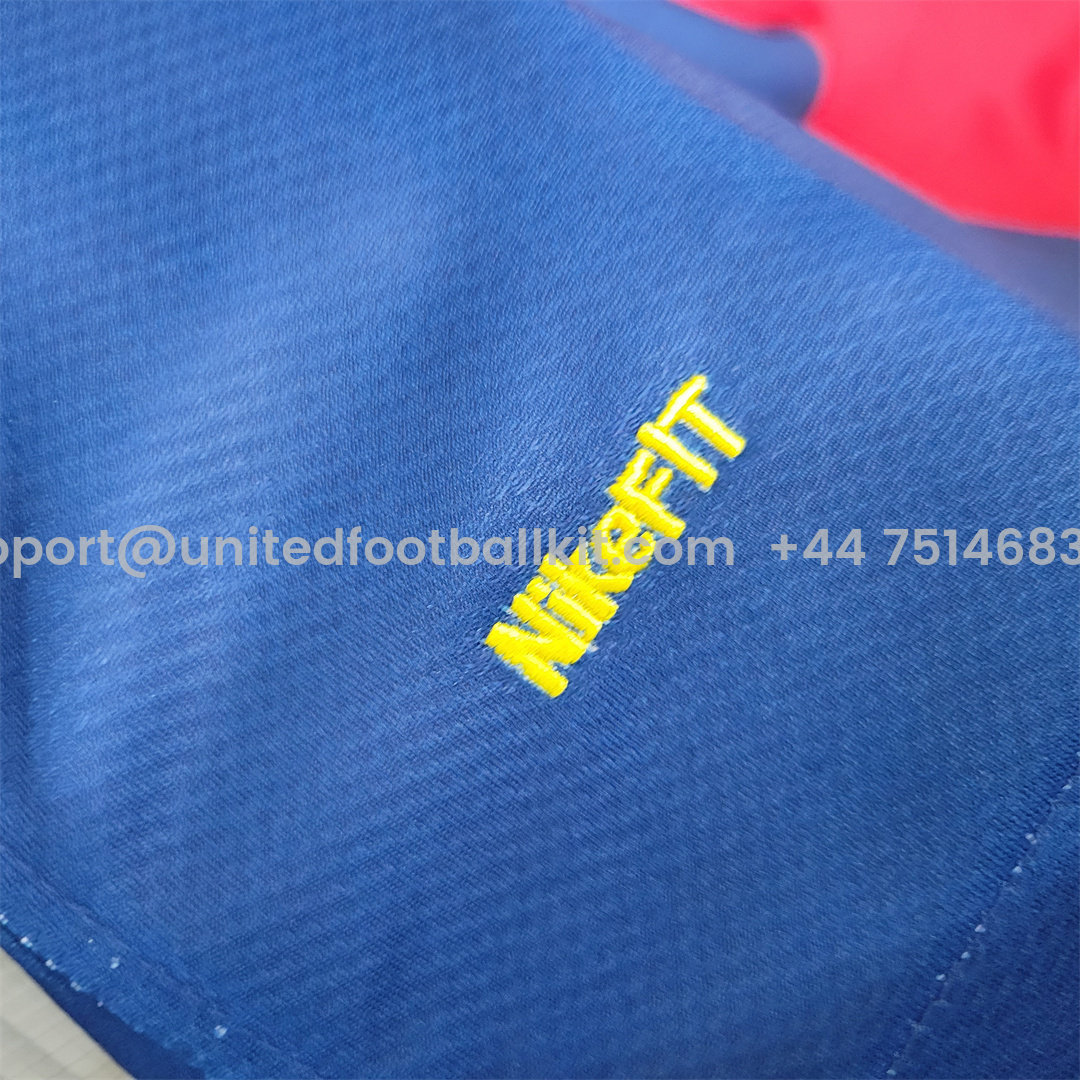 Unitedfootballkit.com | Retro Barcelona 08-09 Home Stadium Jersey -Customize Name, Number and Patch | Worldwide Shipping