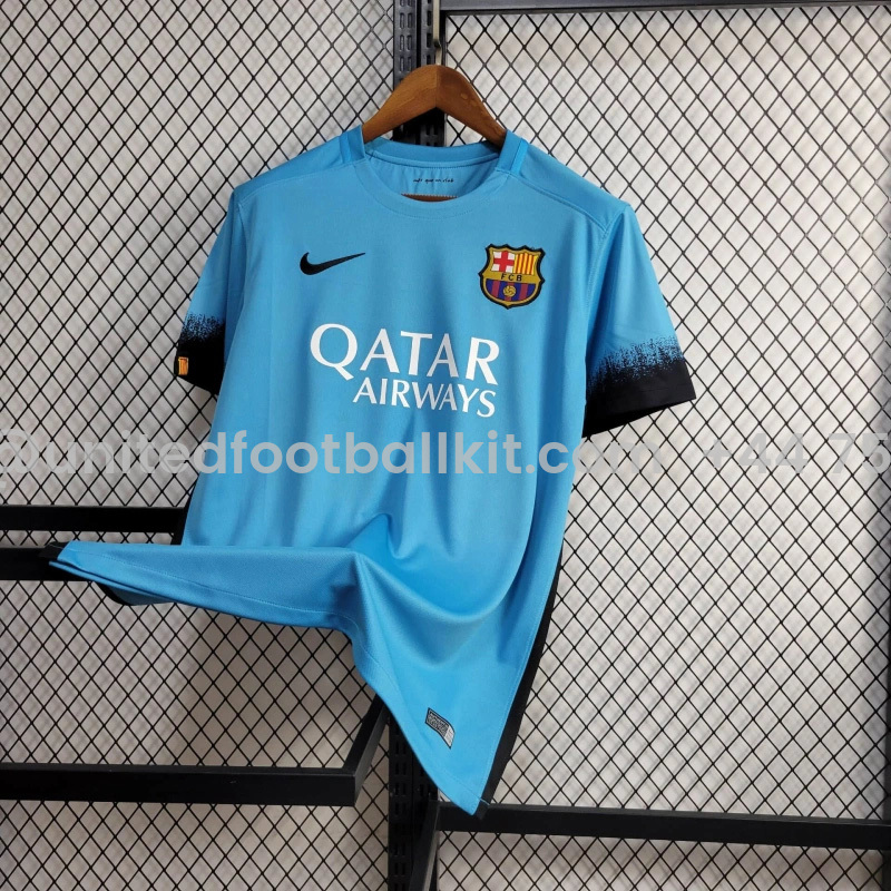 Unitedfootballkit.com | Retro Barcelona 15-16 Third Jersey -Customize Name, Number and Patch | Worldwide Shipping