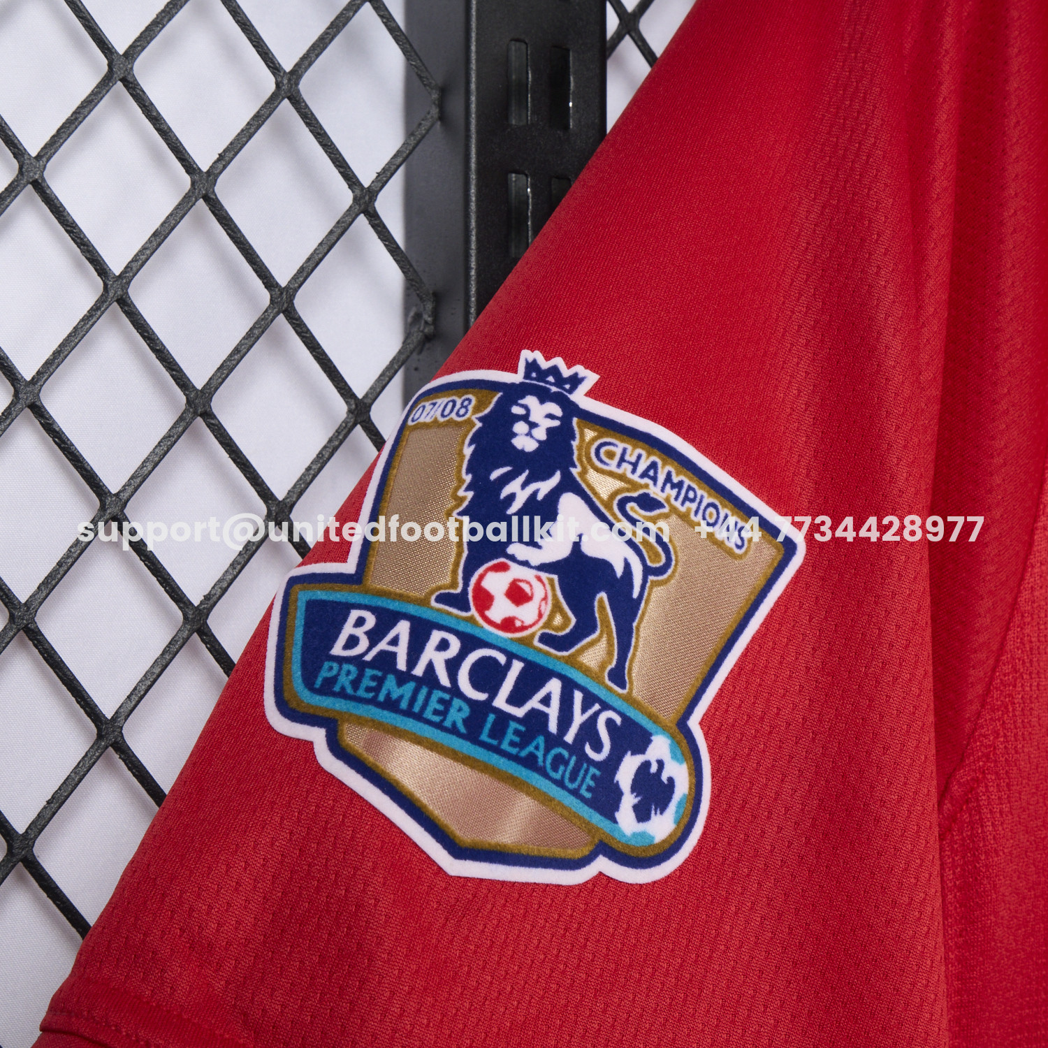 Unitedfootballkit.com | Retro Manchester United 2007-09 Home Jersey -Customize Name, Number and Patch | Worldwide Shipping