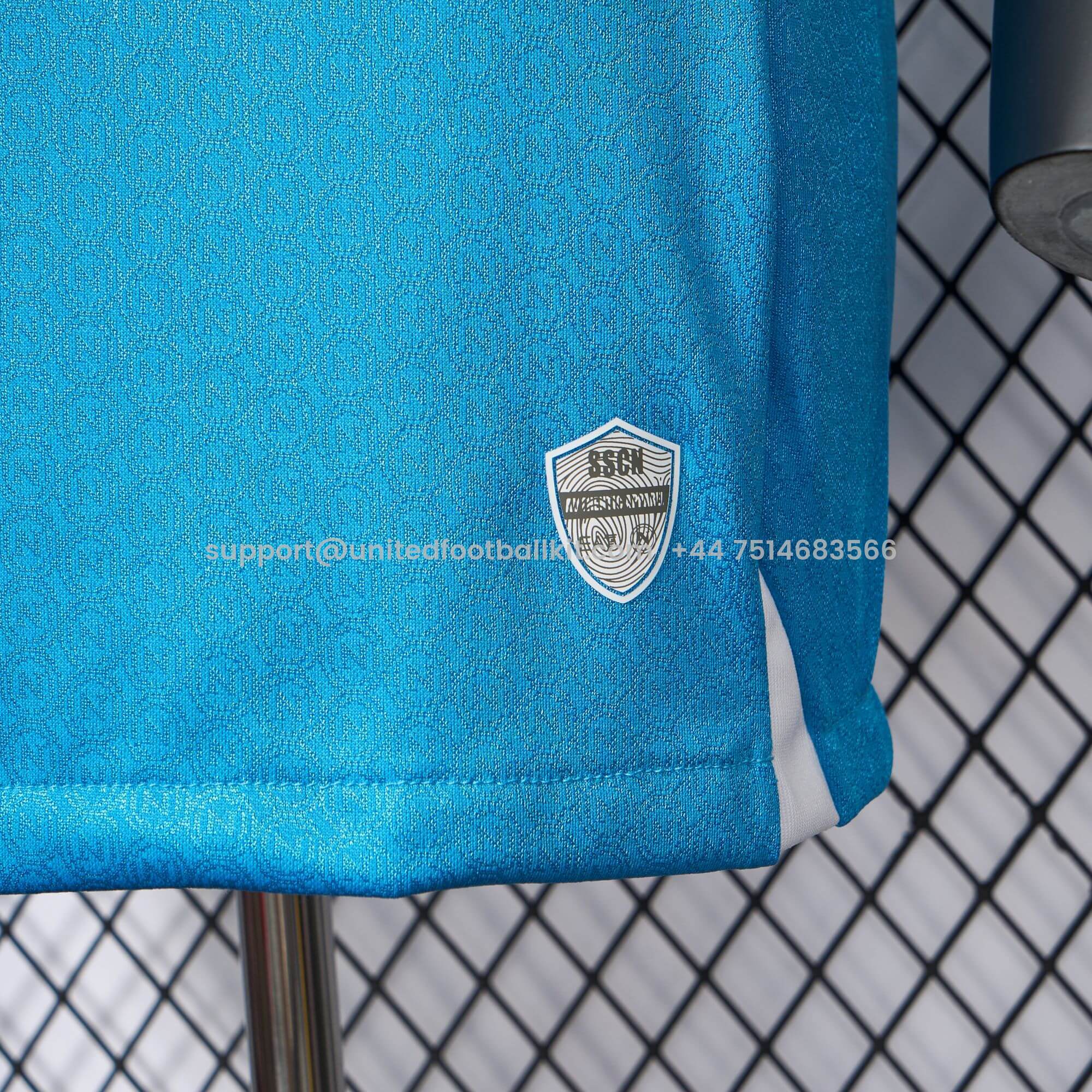 Unitedfootballkit.com | SSC Napoli 24-25 Home Stadium Jersey - Player Version -Customize Name, Number and Patch | Worldwide Shipping