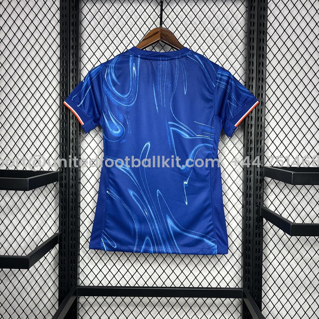 Unitedfootballkit.com | Women's C.H.E.L.S.E.A 24-25 Home Jersey -Customize Name, Number and Patch | Worldwide Shipping