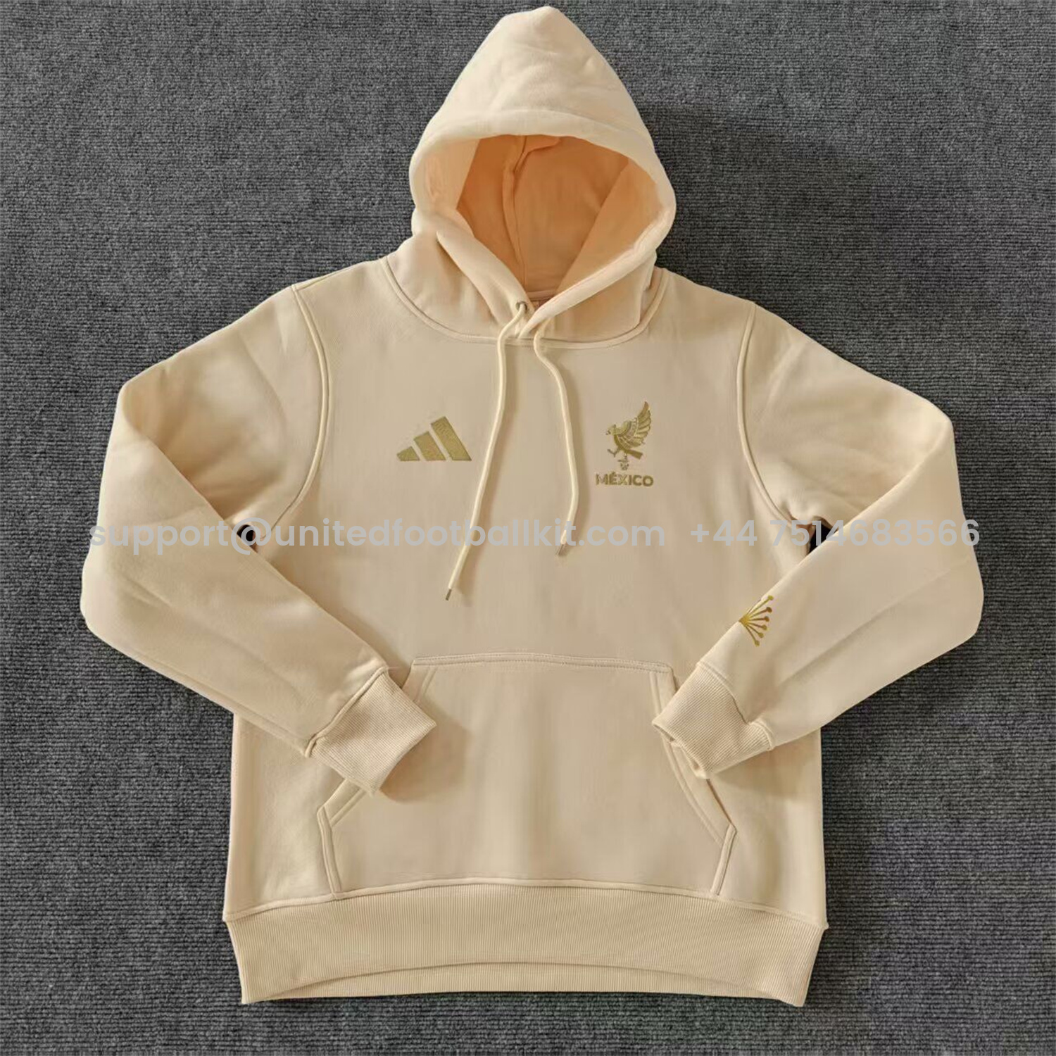 Unitedfootballkit.com | Mexico 2025 Gold Cup Black Special Edition Unisex Pullover Hoodie -Customize Name, Number and Patch | Worldwide Shipping