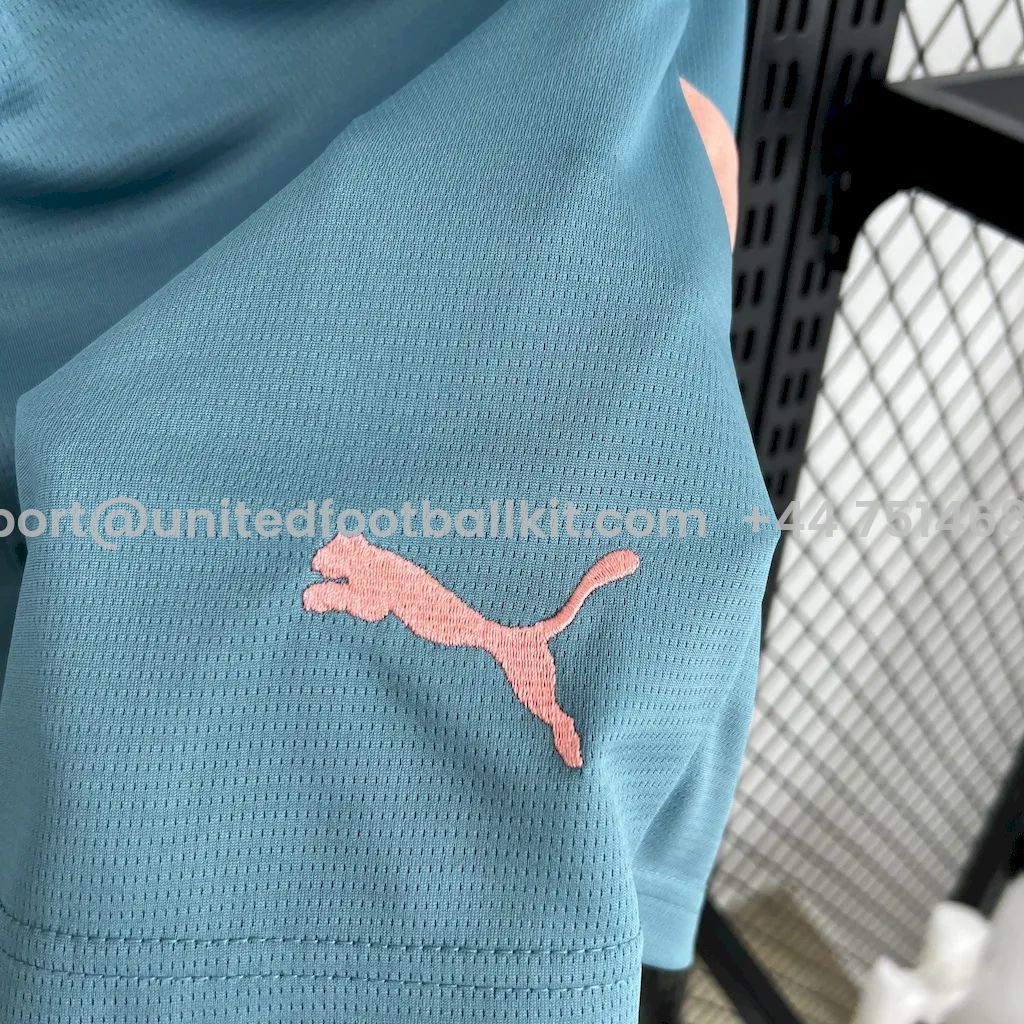 Unitedfootballkit.com | Manchester City 24-25 Fourth Shorts - Fans Version -Customize Name, Number and Patch | Worldwide Shipping