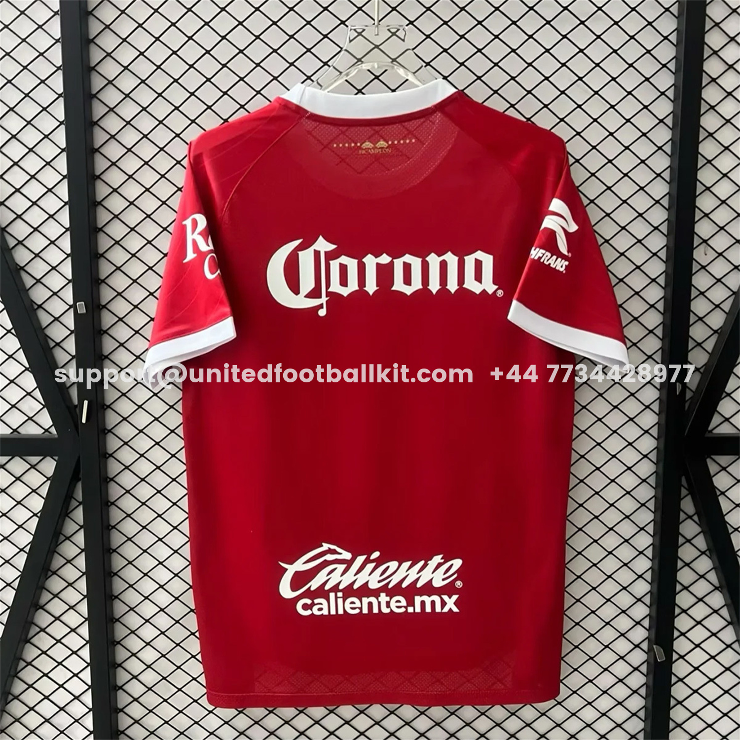 Unitedfootballkit.com | Toluca 25-26 Red Special Jersey - Fans Version -Customize Name, Number and Patch | Worldwide Shipping