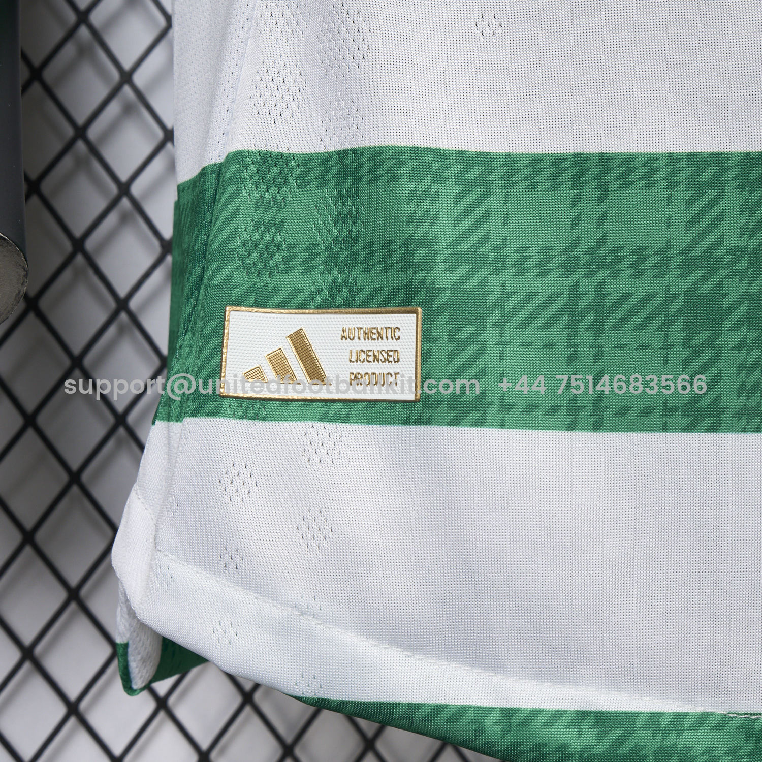 Unitedfootballkit.com | Celtic 25-26 Home Green White Stripes Jersey - Player Version -Customize Name, Number and Patch | Worldwide Shipping
