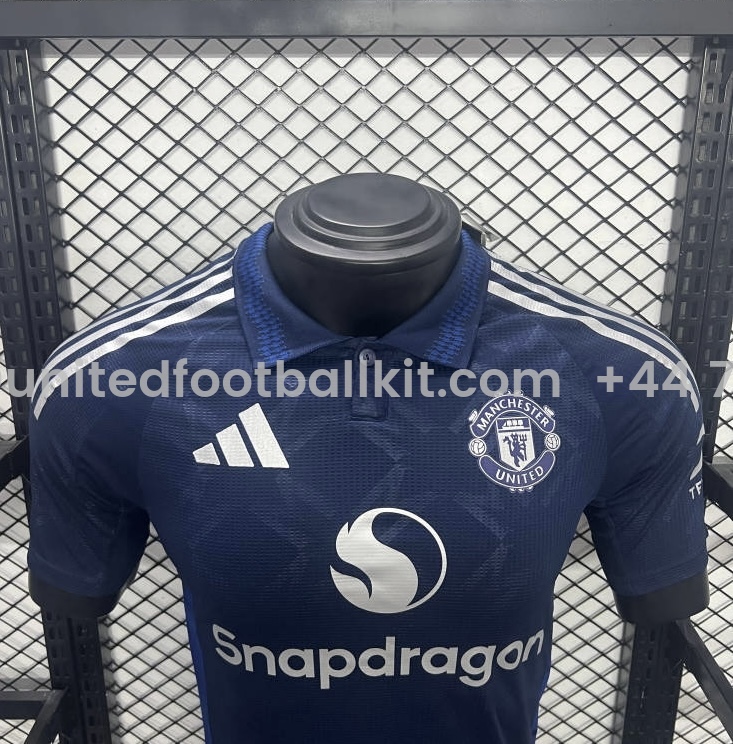 Unitedfootballkit.com | Manchester United 24-25 Away Jersey - Player Version -Customize Name, Number and Patch | Worldwide Shipping