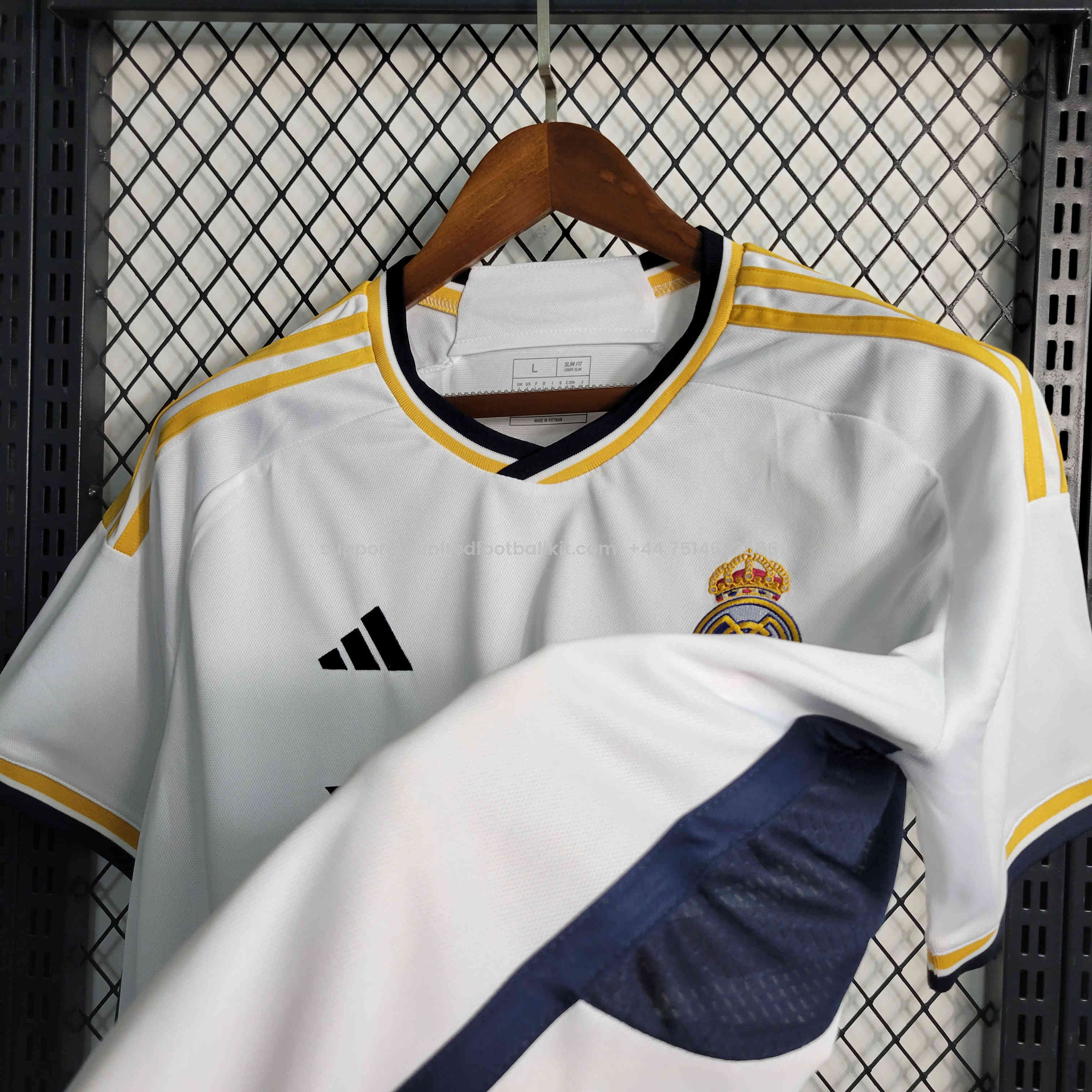Unitedfootballkit.com | Real Madrid 23-24 Home Stadium Jersey - Fans Version -Customize Name, Number and Patch | Worldwide Shipping