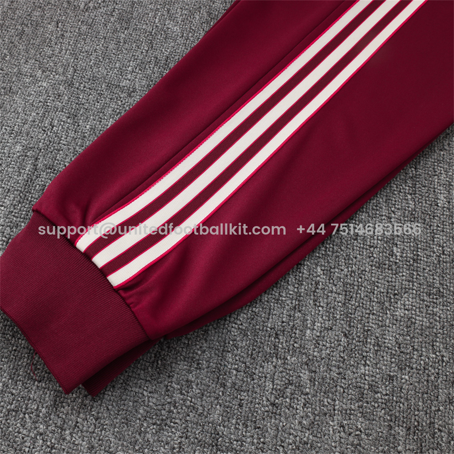 Unitedfootballkit.com | Bayern Munich 25-26 Originals Terrace Icon Jacket Training Tracksuit - Deep Red -Customize Name, Number and Patch | Worldwide Shipping