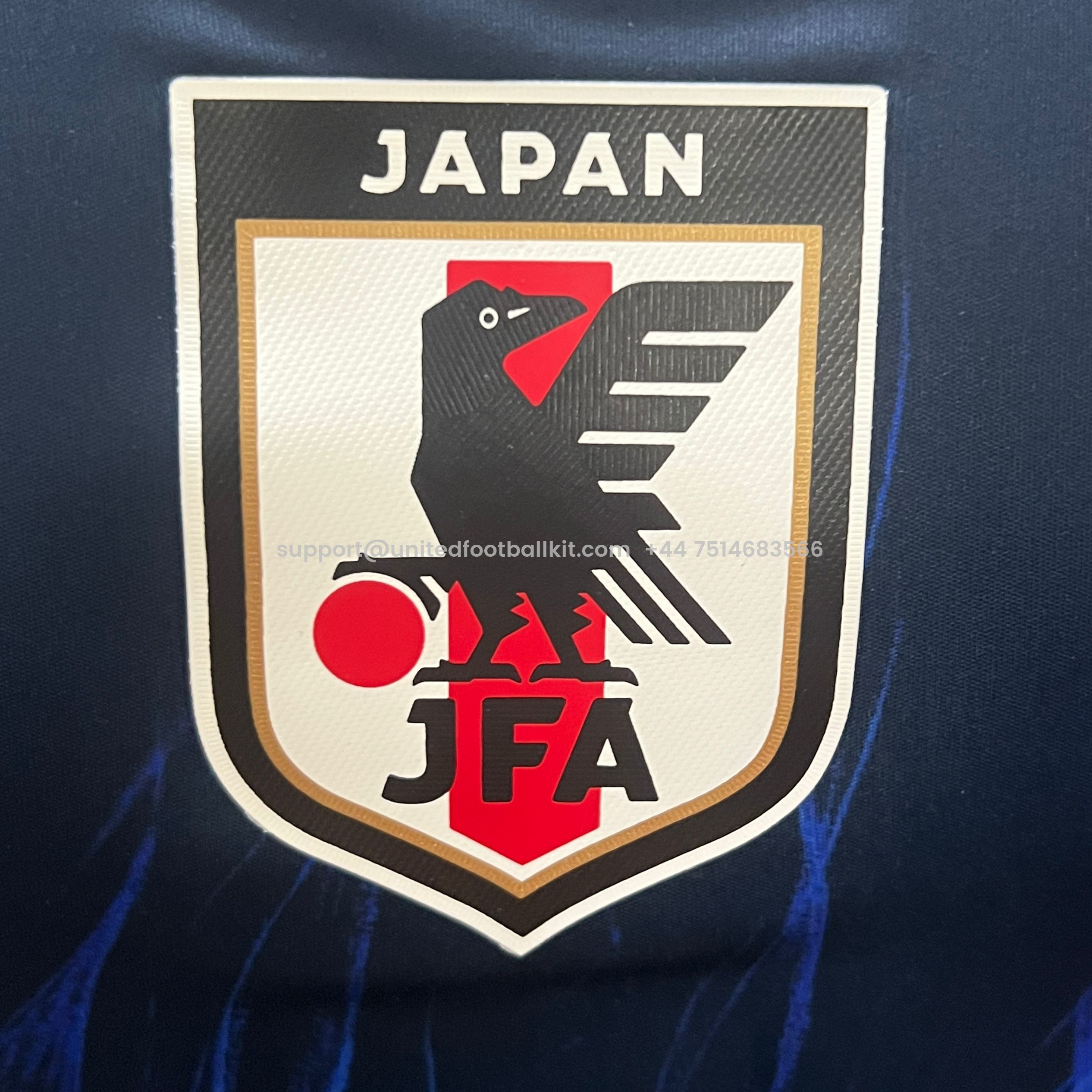 Unitedfootballkit.com | Japan 2024 Y3 Home Stadium Jersey - Player Version -Customize Name, Number and Patch | Worldwide Shipping