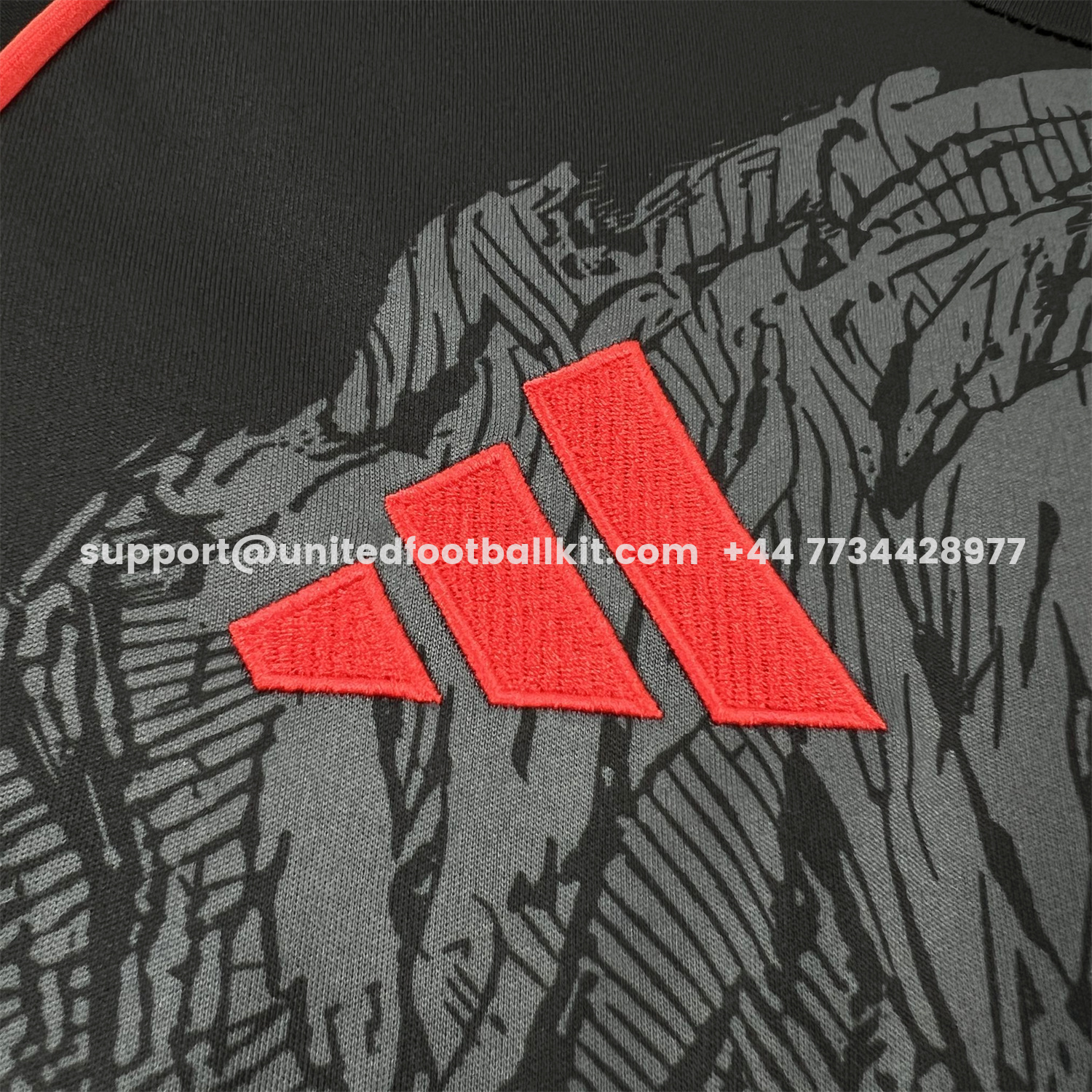 Unitedfootballkit.com | Benfica 25-26 Grey Eagle Black Special Jersey - Fans Version -Customize Name, Number and Patch | Worldwide Shipping