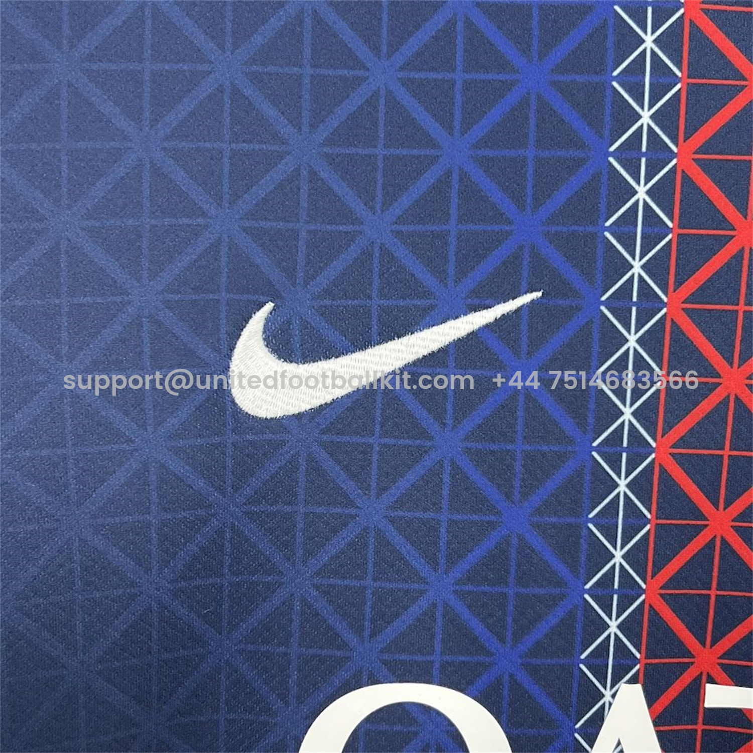 Unitedfootballkit.com | Paris Saint-Germain PSG 25-26 Home Jersey - Fans Version -Customize Name, Number and Patch | Worldwide Shipping