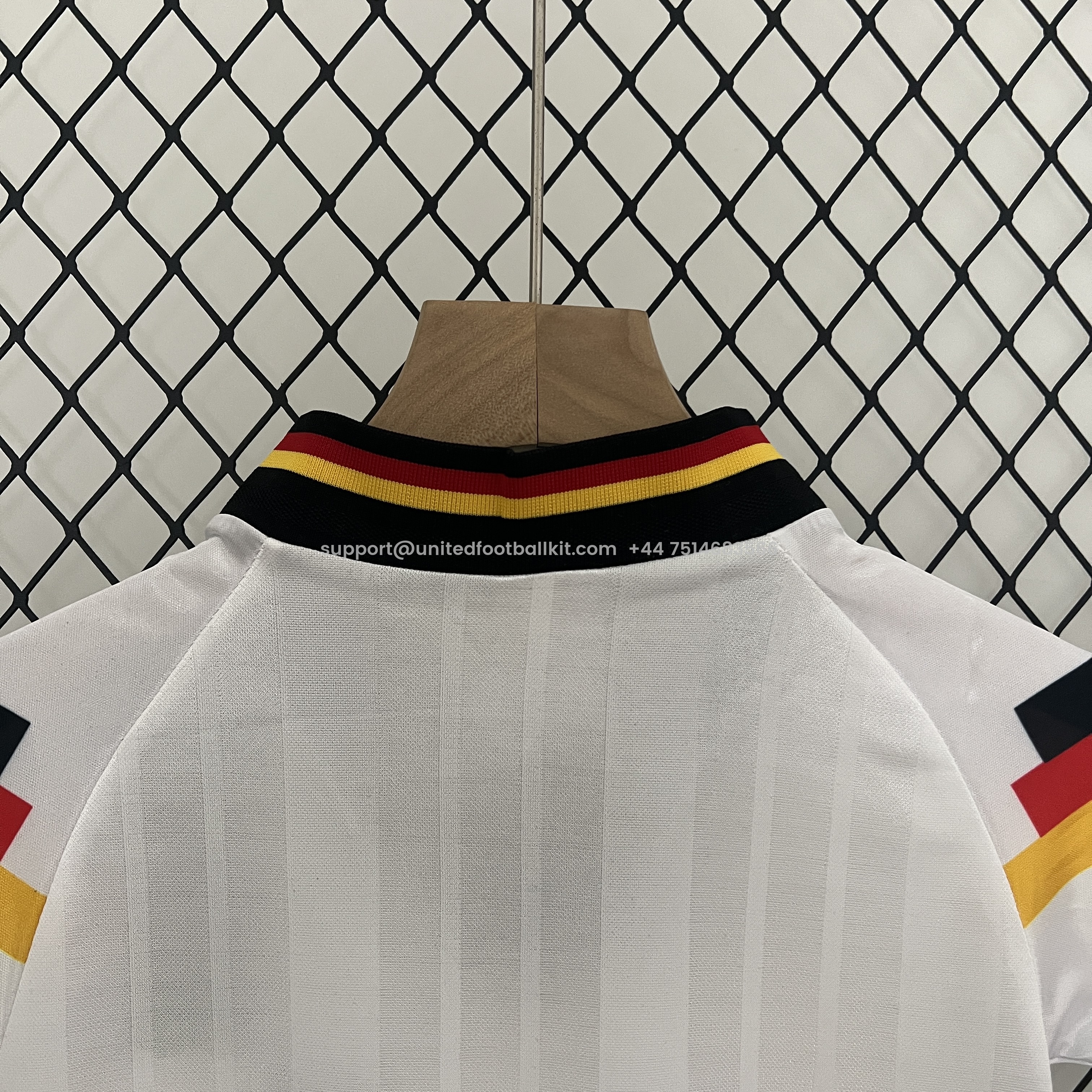 Unitedfootballkit.com | Retro Germany 1992 Home Stadium Kids Kit -Customize Name, Number and Patch | Worldwide Shipping