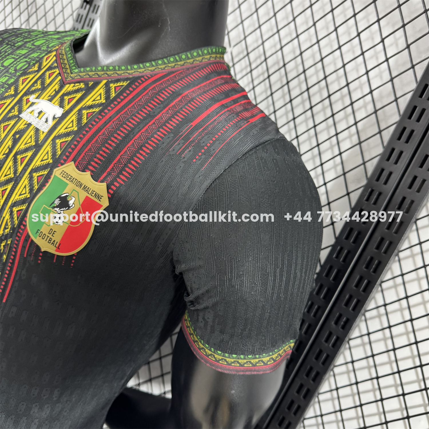 Unitedfootballkit.com | Mali 2025 Third Black Jersey - Player Version -Customize Name, Number and Patch | Worldwide Shipping