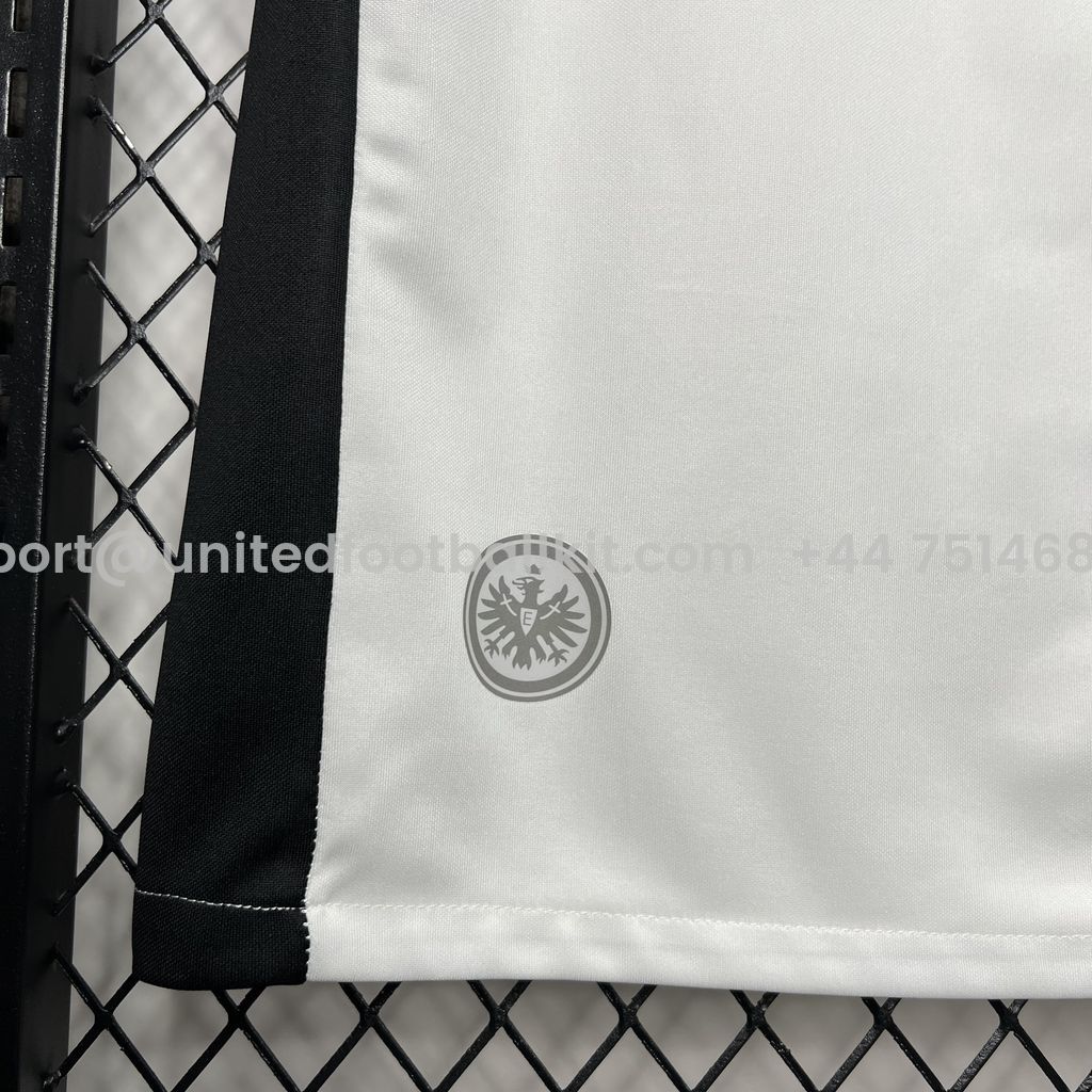 Unitedfootballkit.com | Frankfurt 24-25 Home Stadium Jersey - Fans Version -Customize Name, Number and Patch | Worldwide Shipping