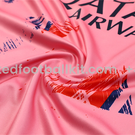 Unitedfootballkit.com | Paris Saint-Germain PSG 24-25 Long Sleeve Training Set - Pink -Customize Name, Number and Patch | Worldwide Shipping