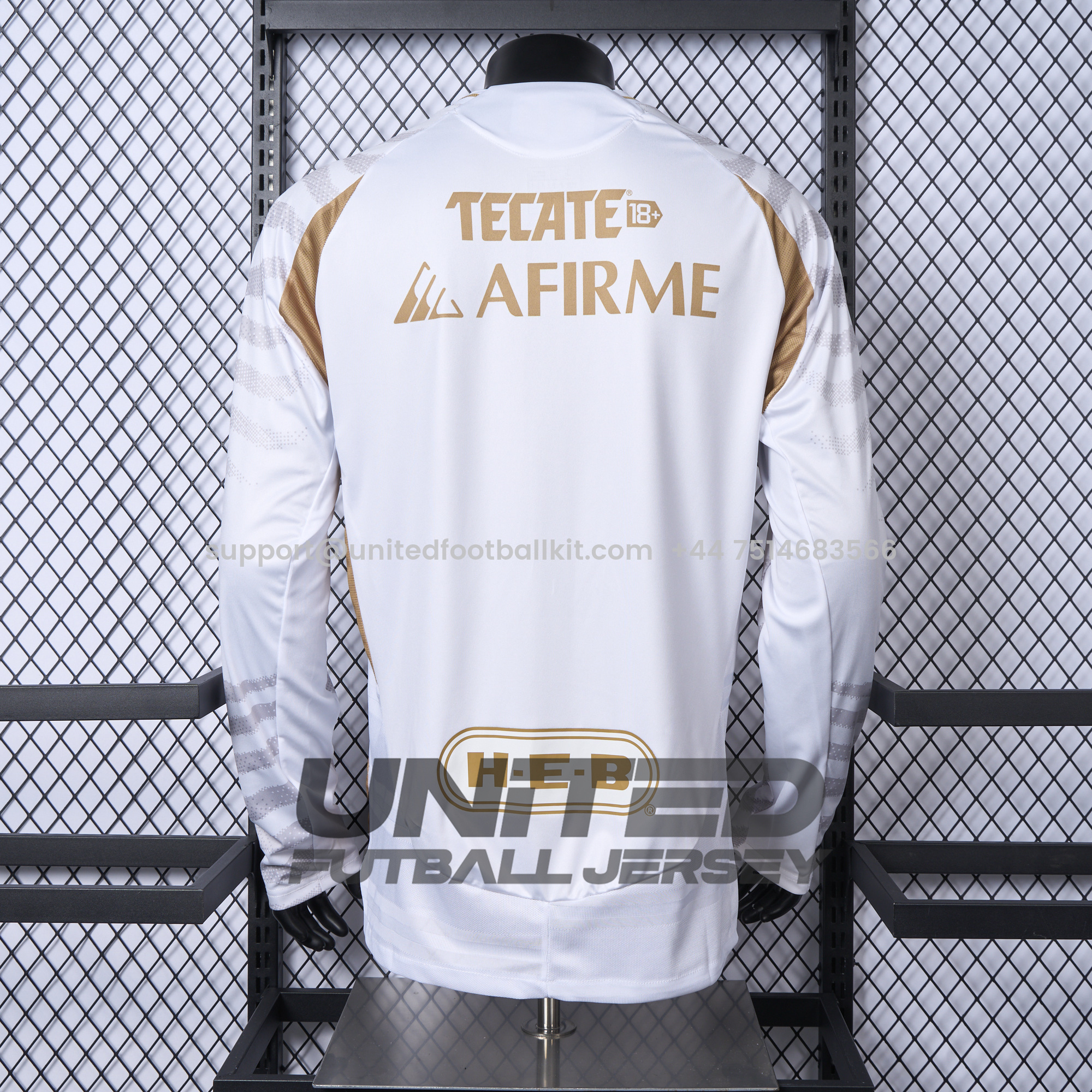 Unitedfootballkit.com | Tigres UANL 24-25 Third Long Sleeves Jersey - Player Version -Customize Name, Number and Patch | Worldwide Shipping