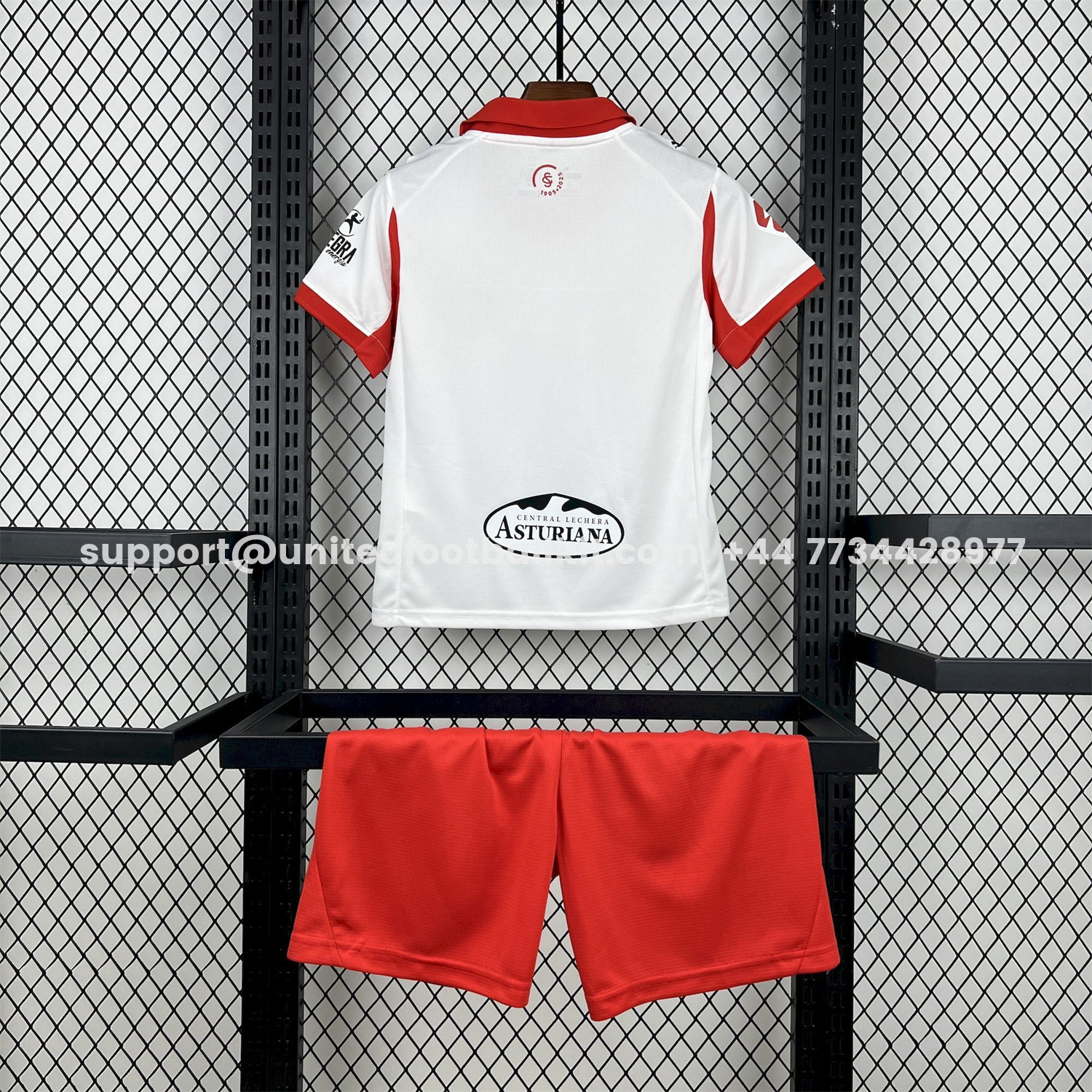 Unitedfootballkit.com | Sporting Gijon 25-26 Third Kids Kit -Customize Name, Number and Patch | Worldwide Shipping