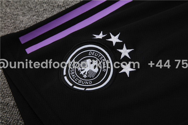 Unitedfootballkit.com | Germany 2024 Short-Sleeve Training Set - Purple -Customize Name, Number and Patch | Worldwide Shipping