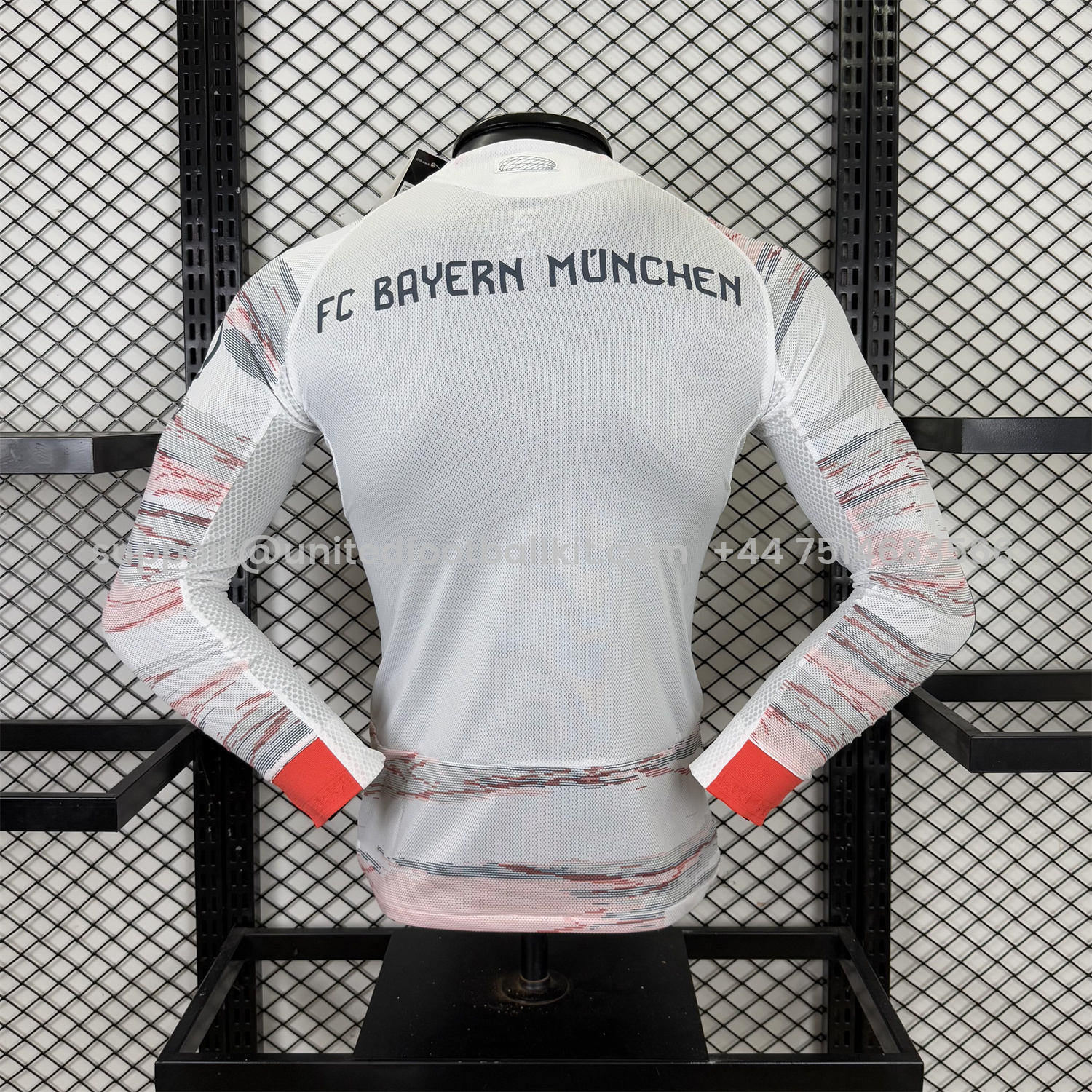 Unitedfootballkit.com | Bayern Munich 25-26 Away Long Sleeves Jersey - Player Version -Customize Name, Number and Patch | Worldwide Shipping