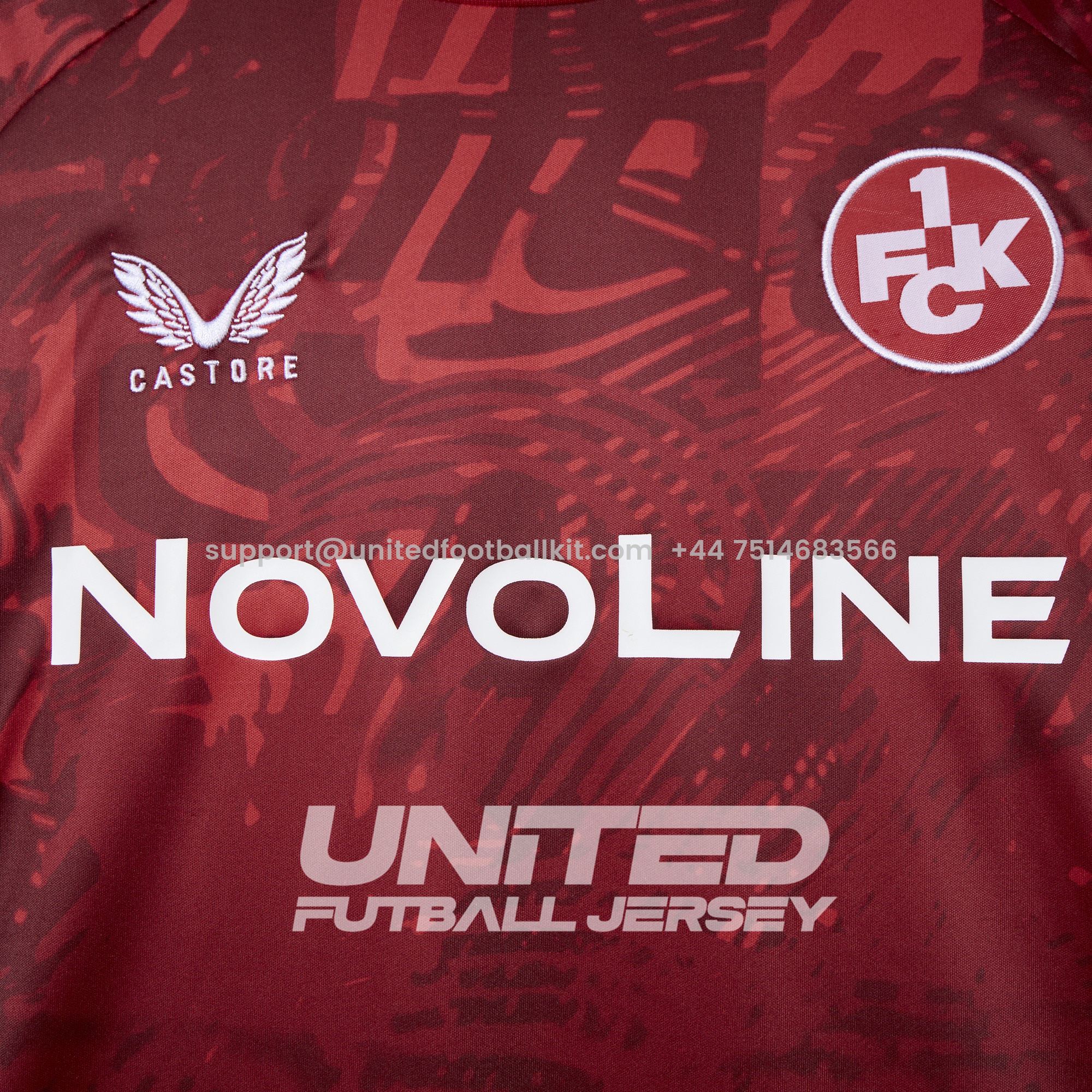 Unitedfootballkit.com | Kaiserslautern 24-25 Home Jersey - Fans Version -Customize Name, Number and Patch | Worldwide Shipping