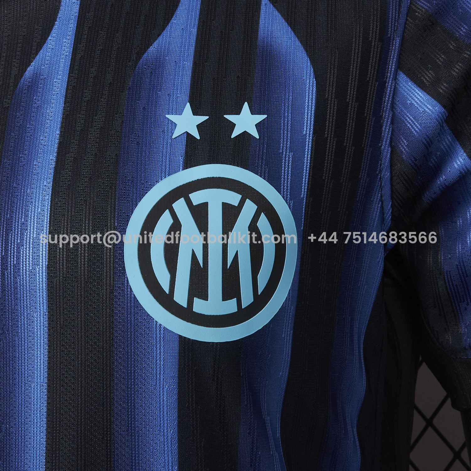 Unitedfootballkit.com | Inter Milan 25-26 Home Jersey - Player Version -Customize Name, Number and Patch | Worldwide Shipping