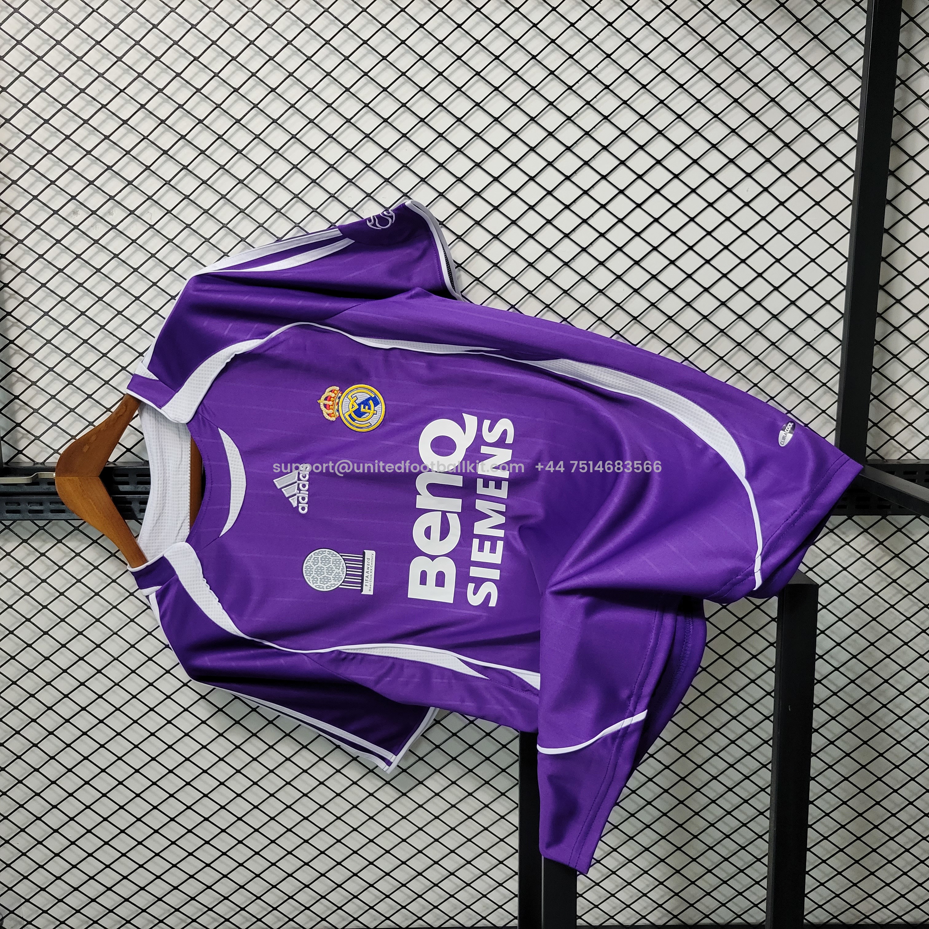 Unitedfootballkit.com | Retro Real Madrid 06-07 Third Jersey -Customize Name, Number and Patch | Worldwide Shipping