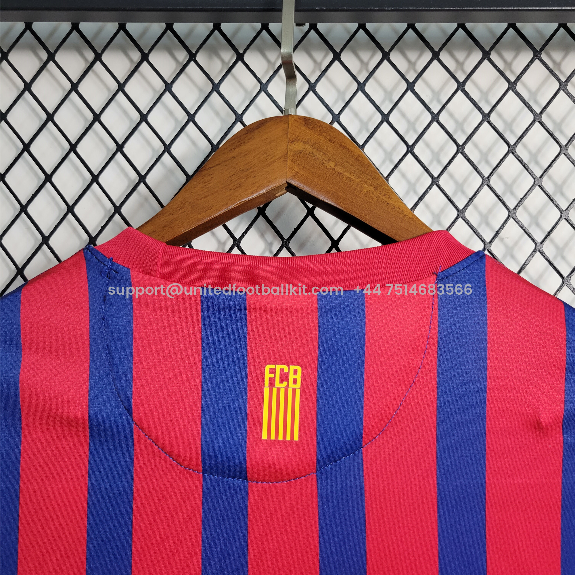 Unitedfootballkit.com | Retro Barcelona 11-12 Home Stadium Long Sleeve Jersey -Customize Name, Number and Patch | Worldwide Shipping