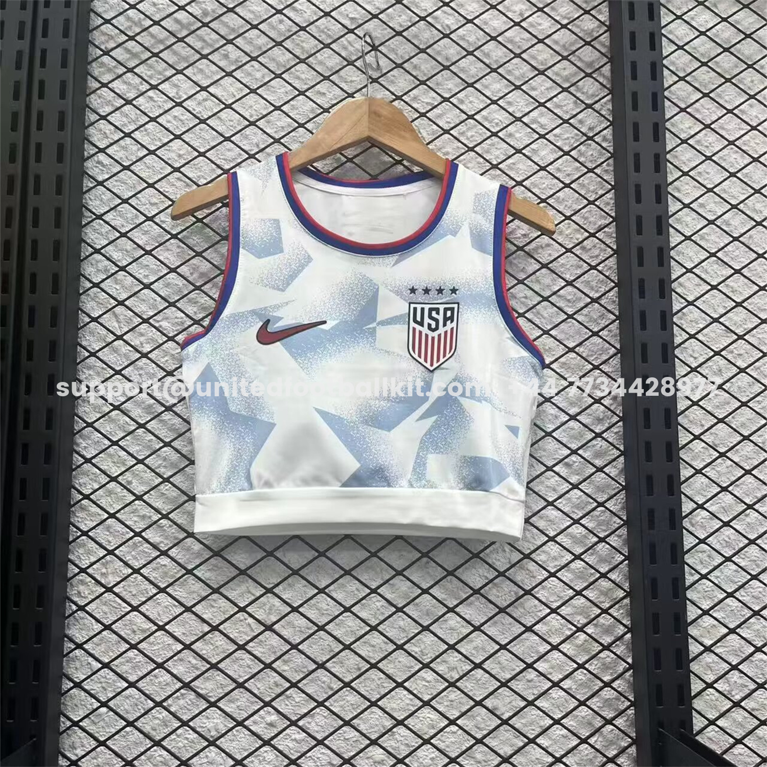 Unitedfootballkit.com | Women's United States USA 25-26 Women's Team Home Yoga Vest -Customize Name, Number and Patch | Worldwide Shipping