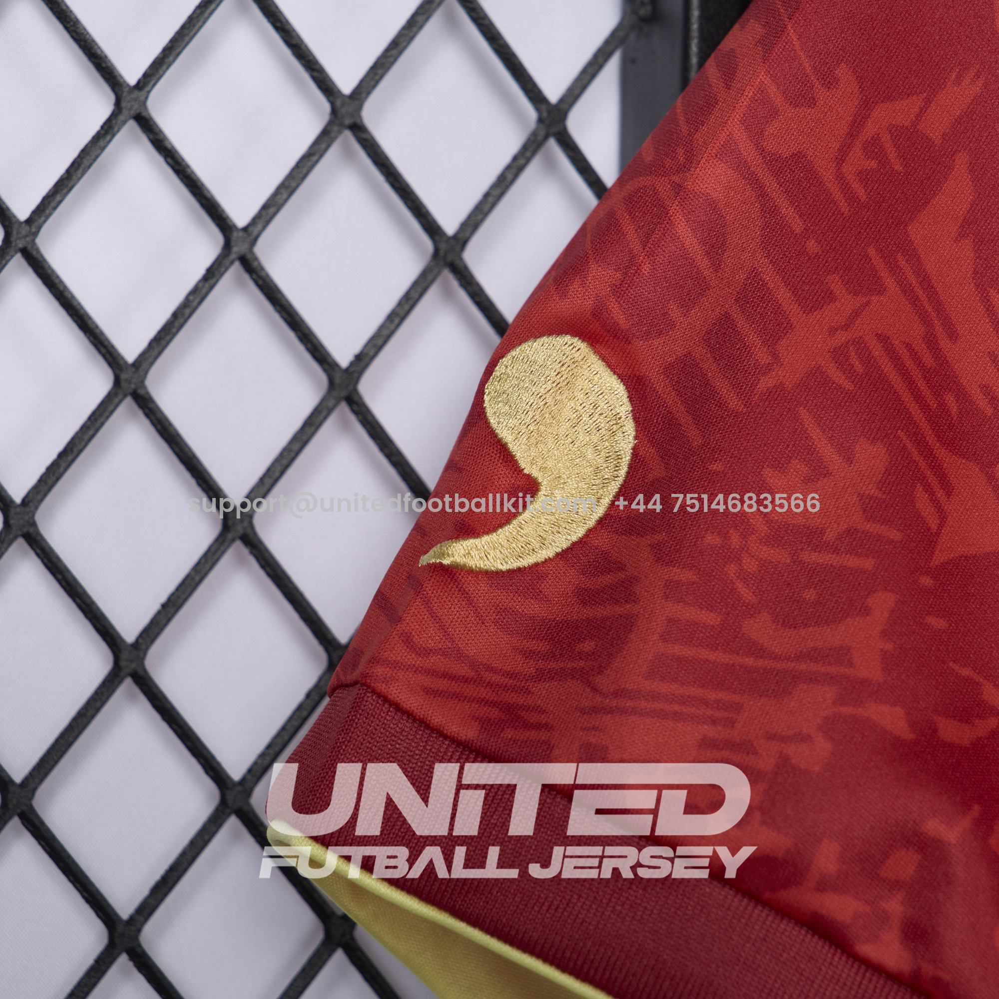 Unitedfootballkit.com | Spain 2024-25 COMMA Red Special Edition Jersey - Fans Version -Customize Name, Number and Patch | Worldwide Shipping