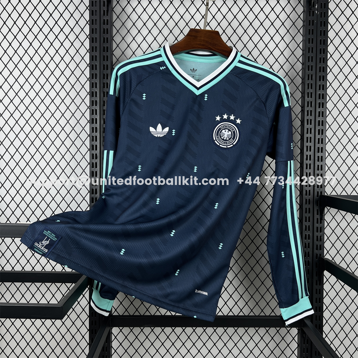 Unitedfootballkit.com | Germany 2026 Away Long Sleeves Jersey - Fans Version -Customize Name, Number and Patch | Worldwide Shipping