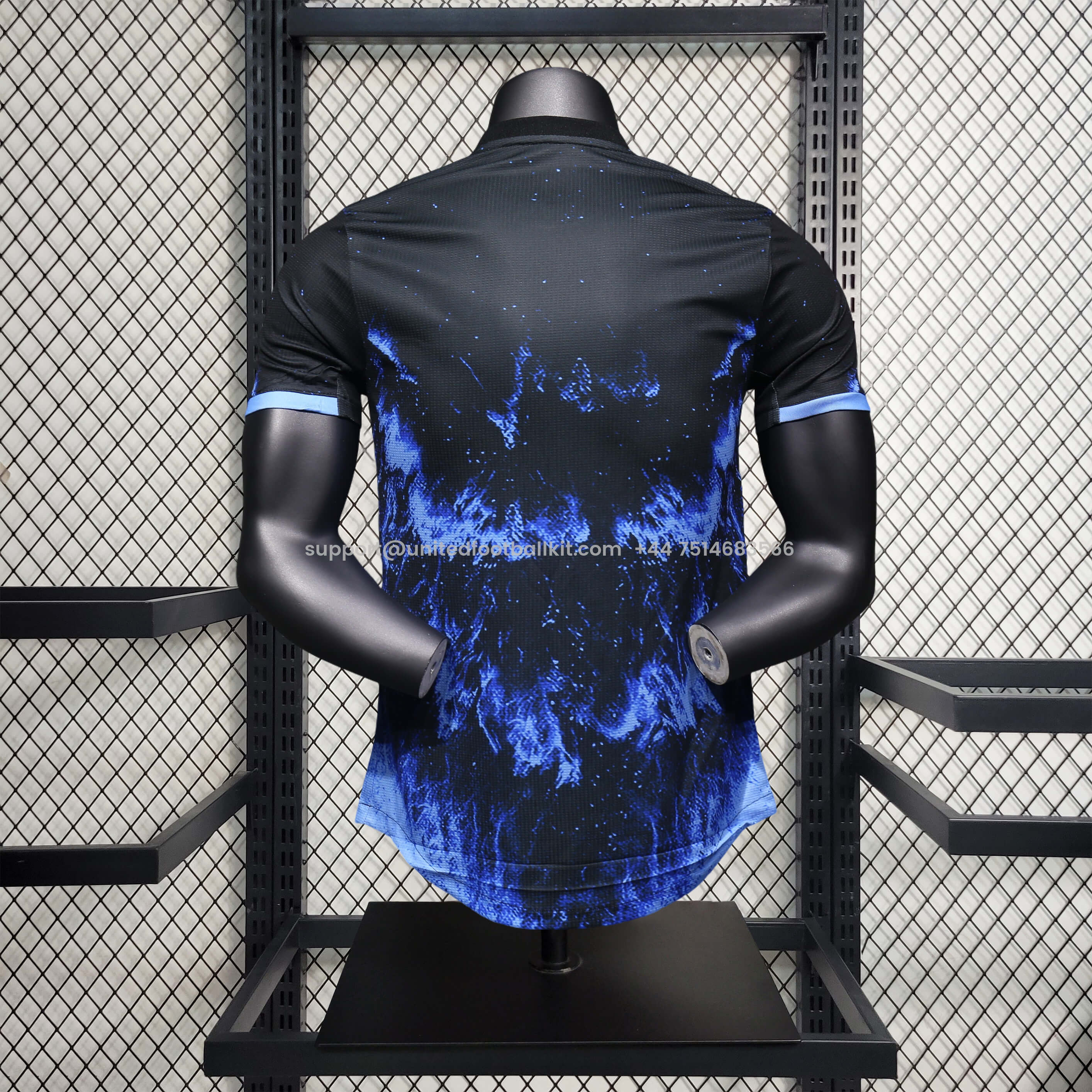 Unitedfootballkit.com | Real Madrid 24-25 Ocean Blue Special Edition Jersey - Player Version -Customize Name, Number and Patch | Worldwide Shipping