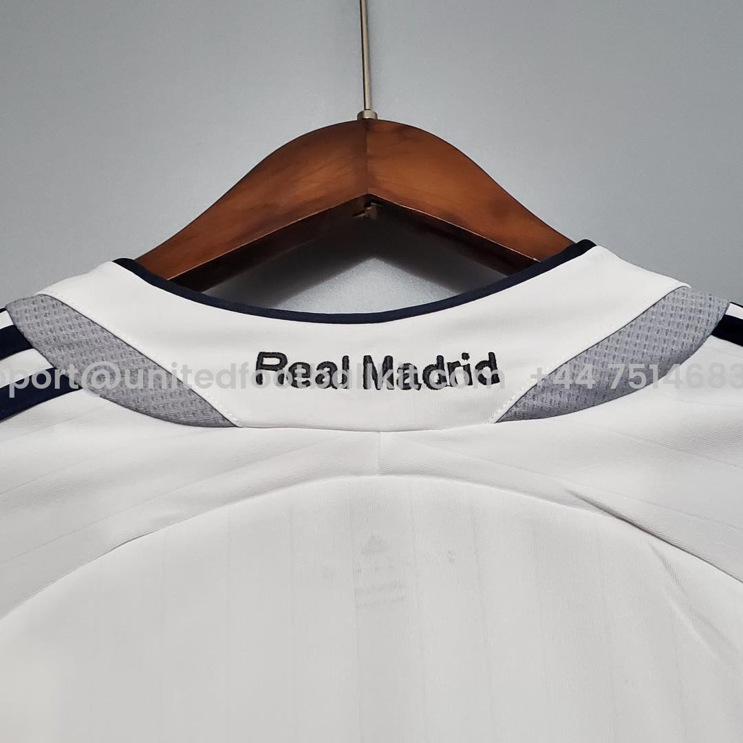Unitedfootballkit.com | Retro Real Madrid 06-07 Home Long Sleeve Jersey -Customize Name, Number and Patch | Worldwide Shipping