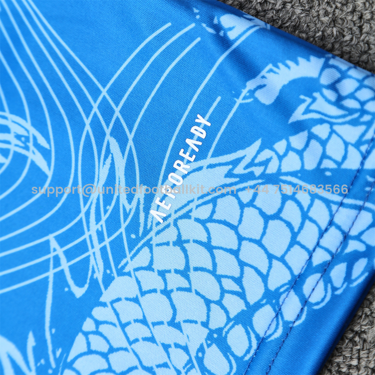 Unitedfootballkit.com | Real Madrid 25-26 Vest Training Set - Blue Black Dragon Vest & Black-White Shorts -Customize Name, Number and Patch | Worldwide Shipping