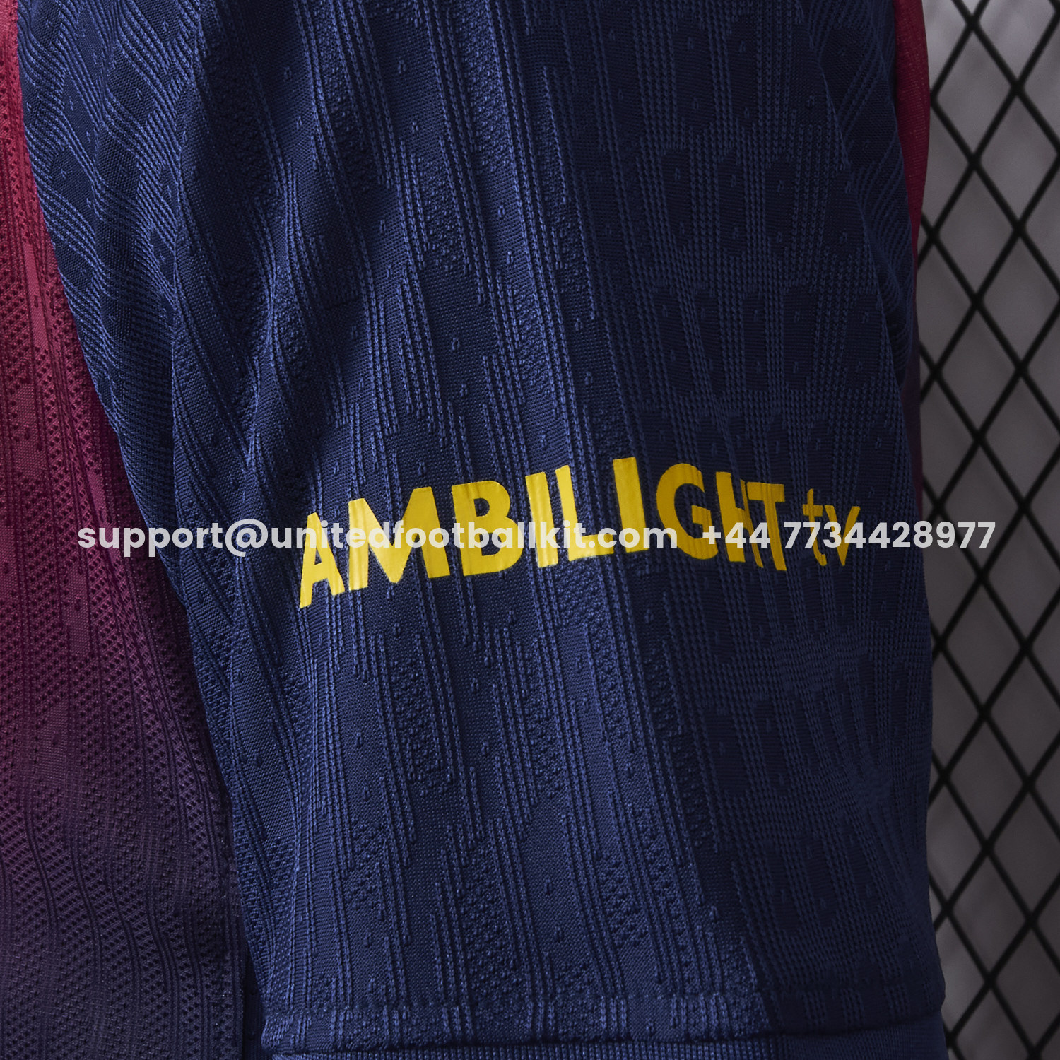 Unitedfootballkit.com | Barcelona 25-26 Ed Sheeran Home Special Jersey - Player Version -Customize Name, Number and Patch | Worldwide Shipping