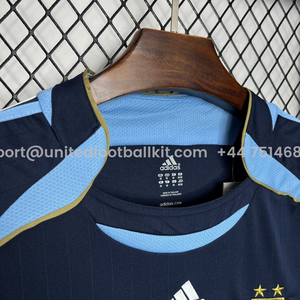 Unitedfootballkit.com | Retro Argentina 2006 Away Stadium Jersey -Customize Name, Number and Patch | Worldwide Shipping