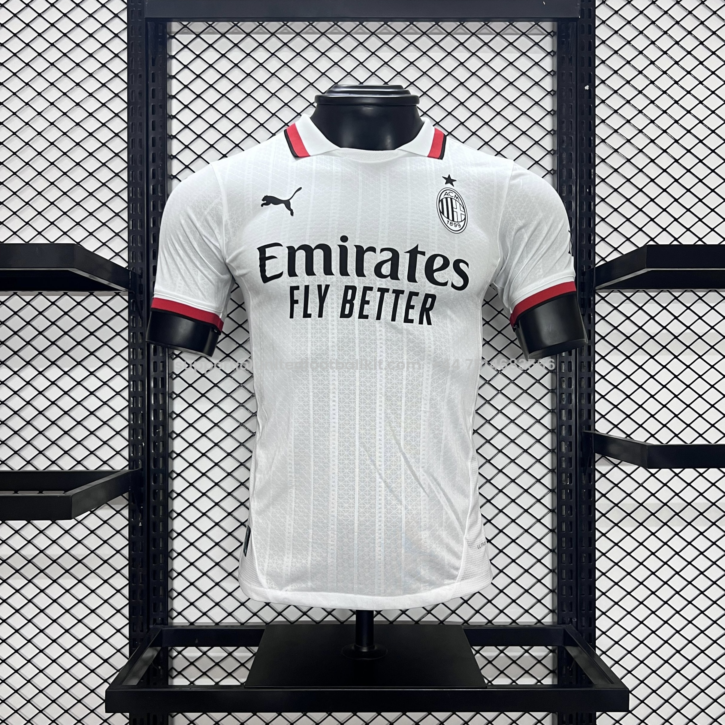 Unitedfootballkit.com | AC Milan 24-25 Away Jersey - Player Version -Customize Name, Number and Patch | Worldwide Shipping