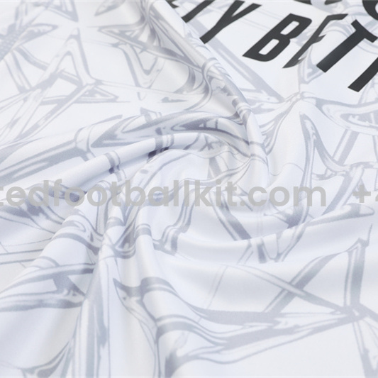 Unitedfootballkit.com | Real Madrid 24-25 Long Sleeve Training Set - White Camouflage -Customize Name, Number and Patch | Worldwide Shipping