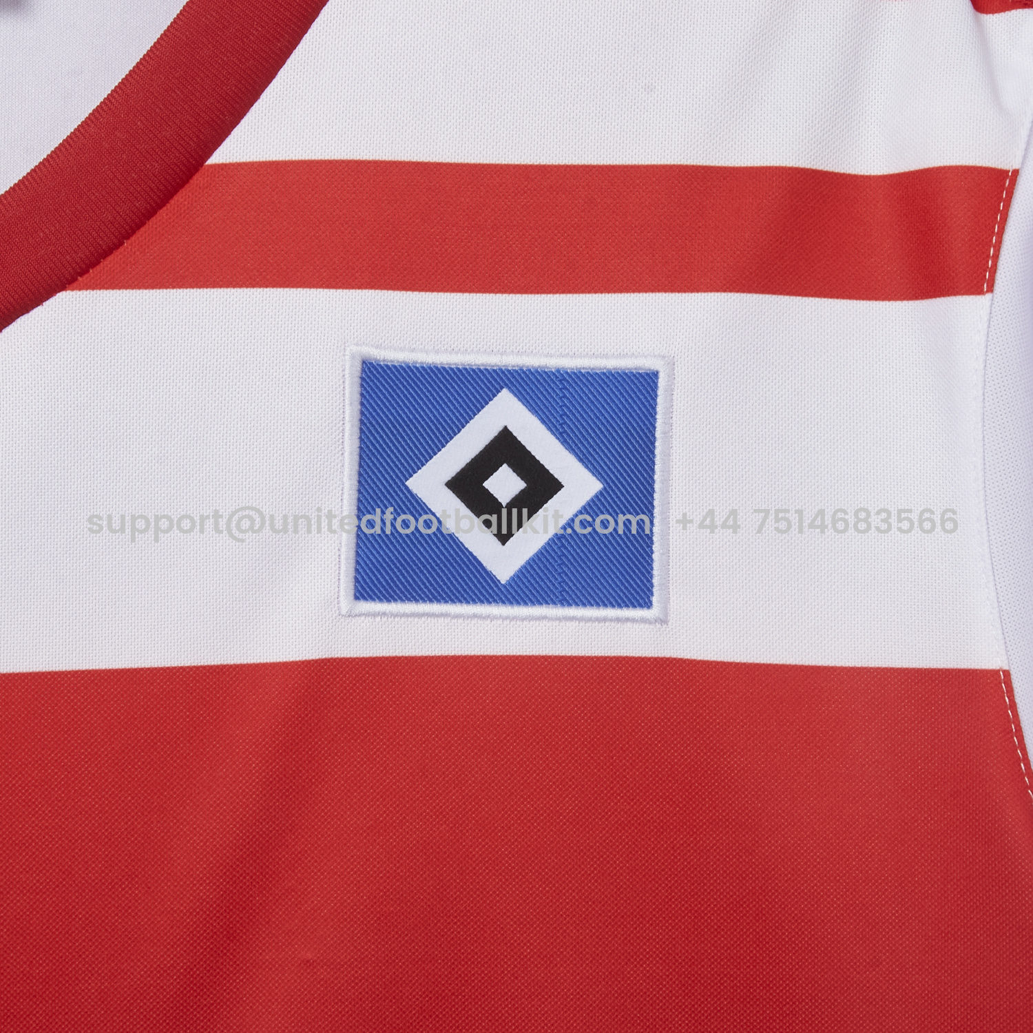 Unitedfootballkit.com | Retro Hamburger SV 1982-83 Champion Home Jersey -Customize Name, Number and Patch | Worldwide Shipping