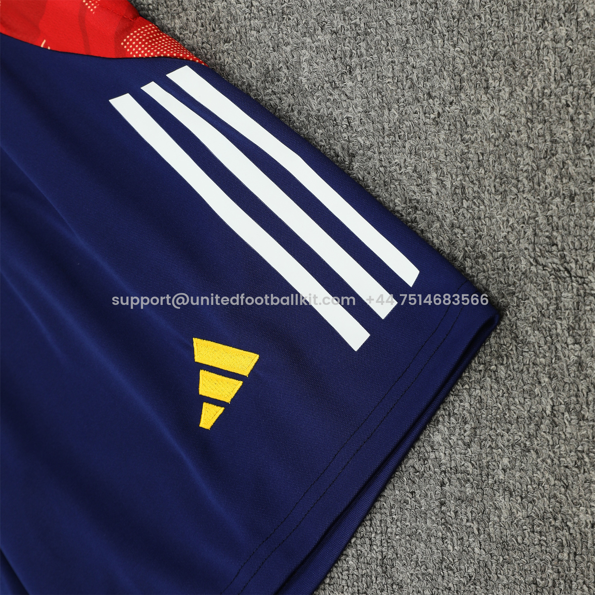 Unitedfootballkit.com | Spain 24-25 Vest Training Set - Red -Customize Name, Number and Patch | Worldwide Shipping