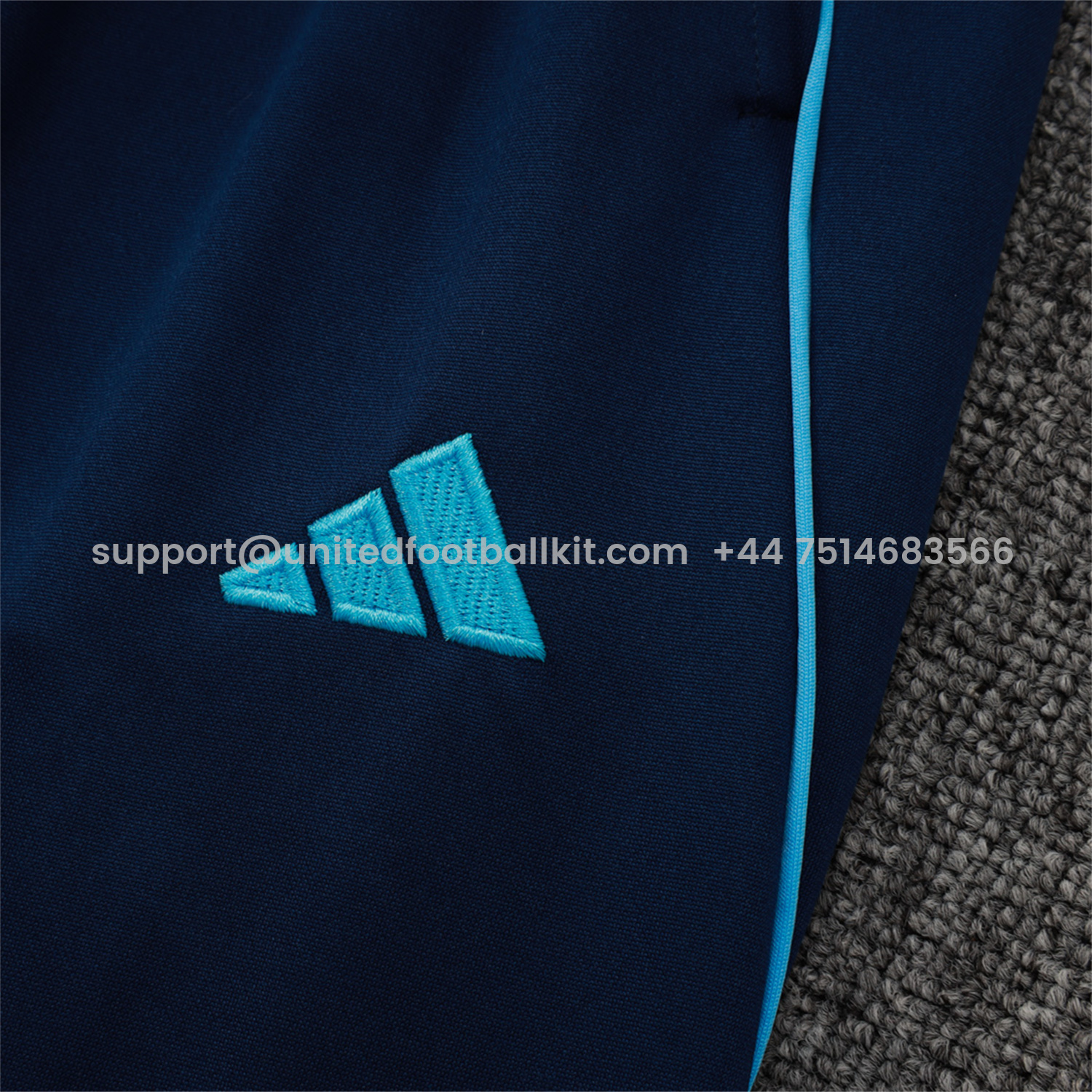 Unitedfootballkit.com | Arsenal 25-26 Long Sleeve Training Set - Deep Blue -Customize Name, Number and Patch | Worldwide Shipping