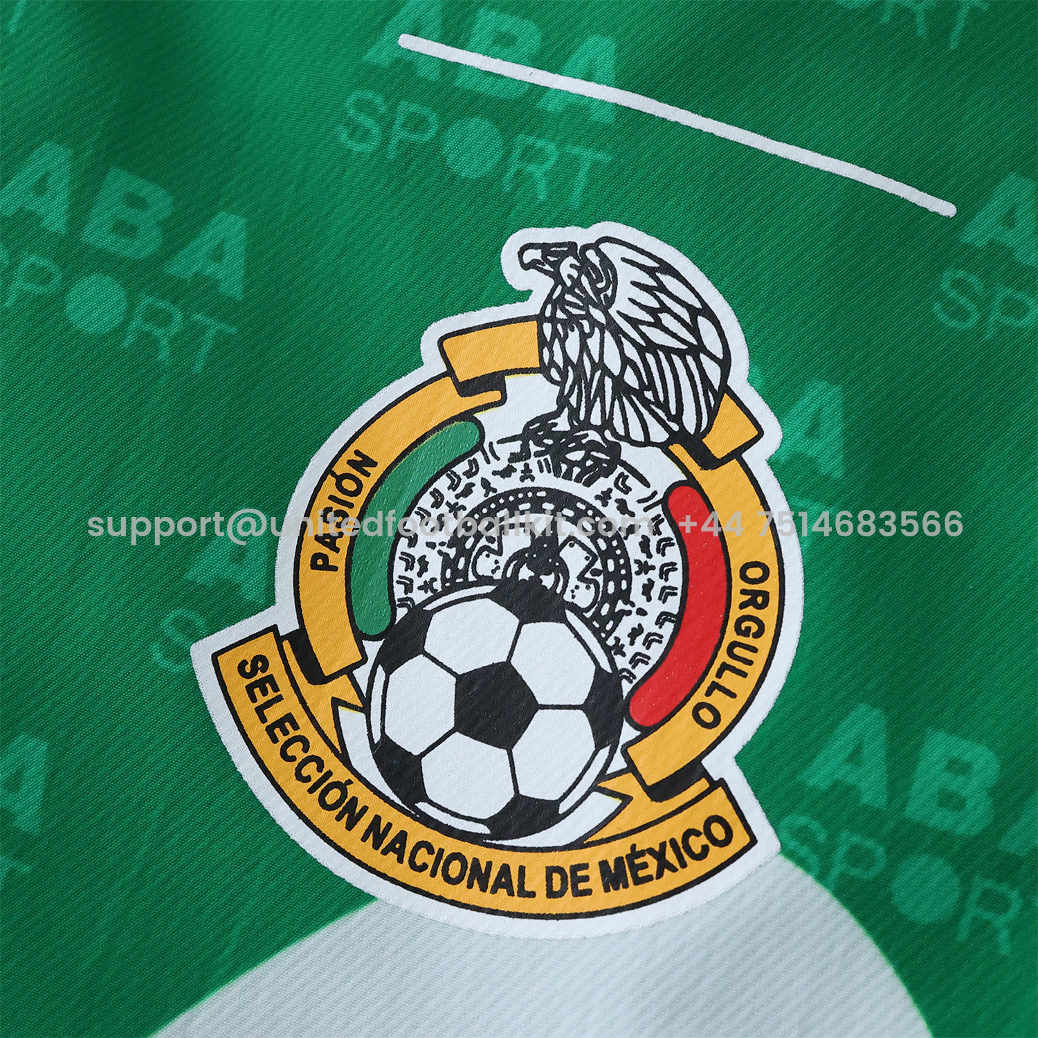 Unitedfootballkit.com | Retro Mexico 1995 Retro Style Double Sided Reversible Windbreaker - Green & Blue -Customize Name, Number and Patch | Worldwide Shipping