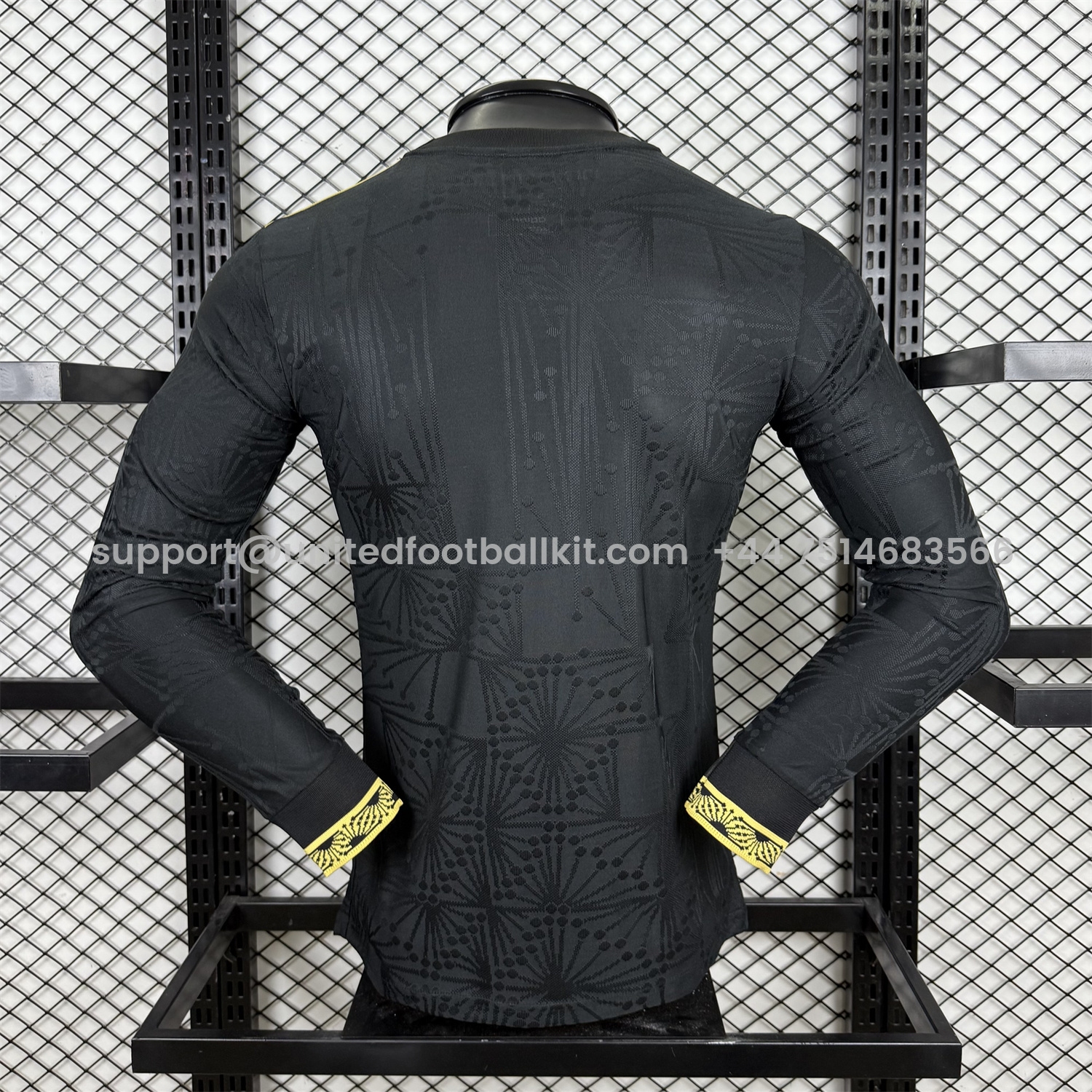 Unitedfootballkit.com | Mexico 2025 Gold Cup Black Long Sleeves Jersey - Player Version -Customize Name, Number and Patch | Worldwide Shipping