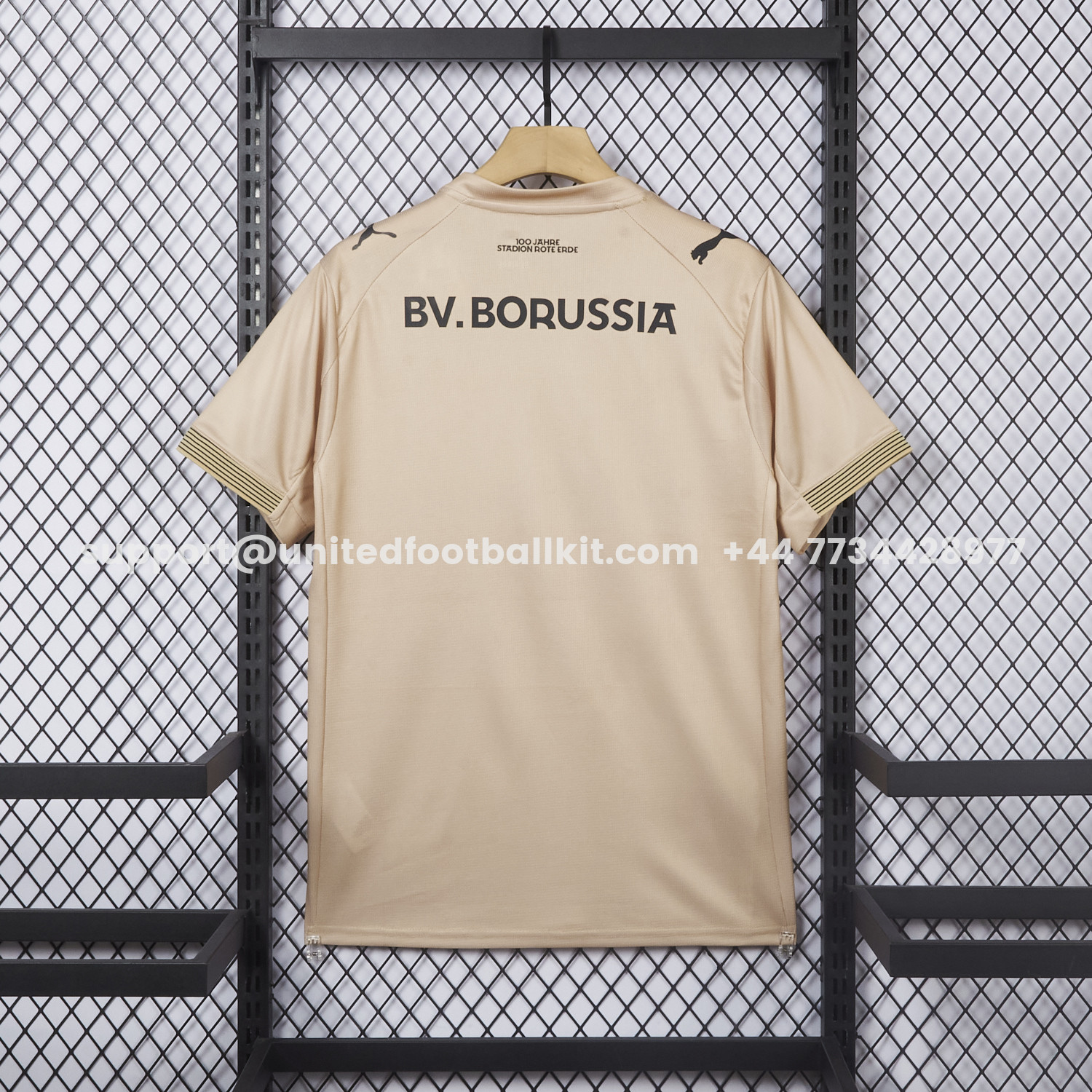 Unitedfootballkit.com | Dortmund 25-26 “100 JAHRE STADION ROTE ERDE” Beige Goalkeeper Special Jersey - Fans Version -Customize Name, Number and Patch | Worldwide Shipping